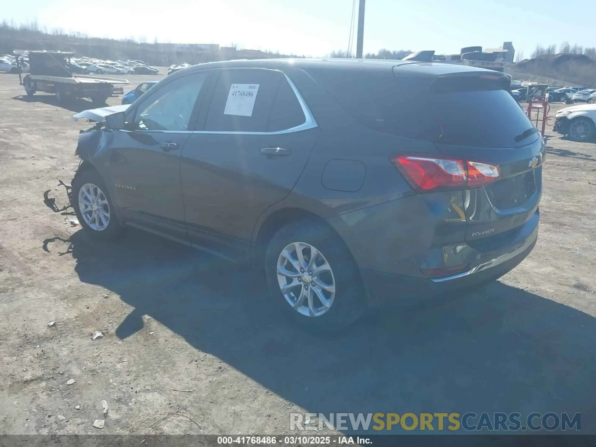 3 Photograph of a damaged car 3GNAXUEV8KS631884 CHEVROLET EQUINOX 2019