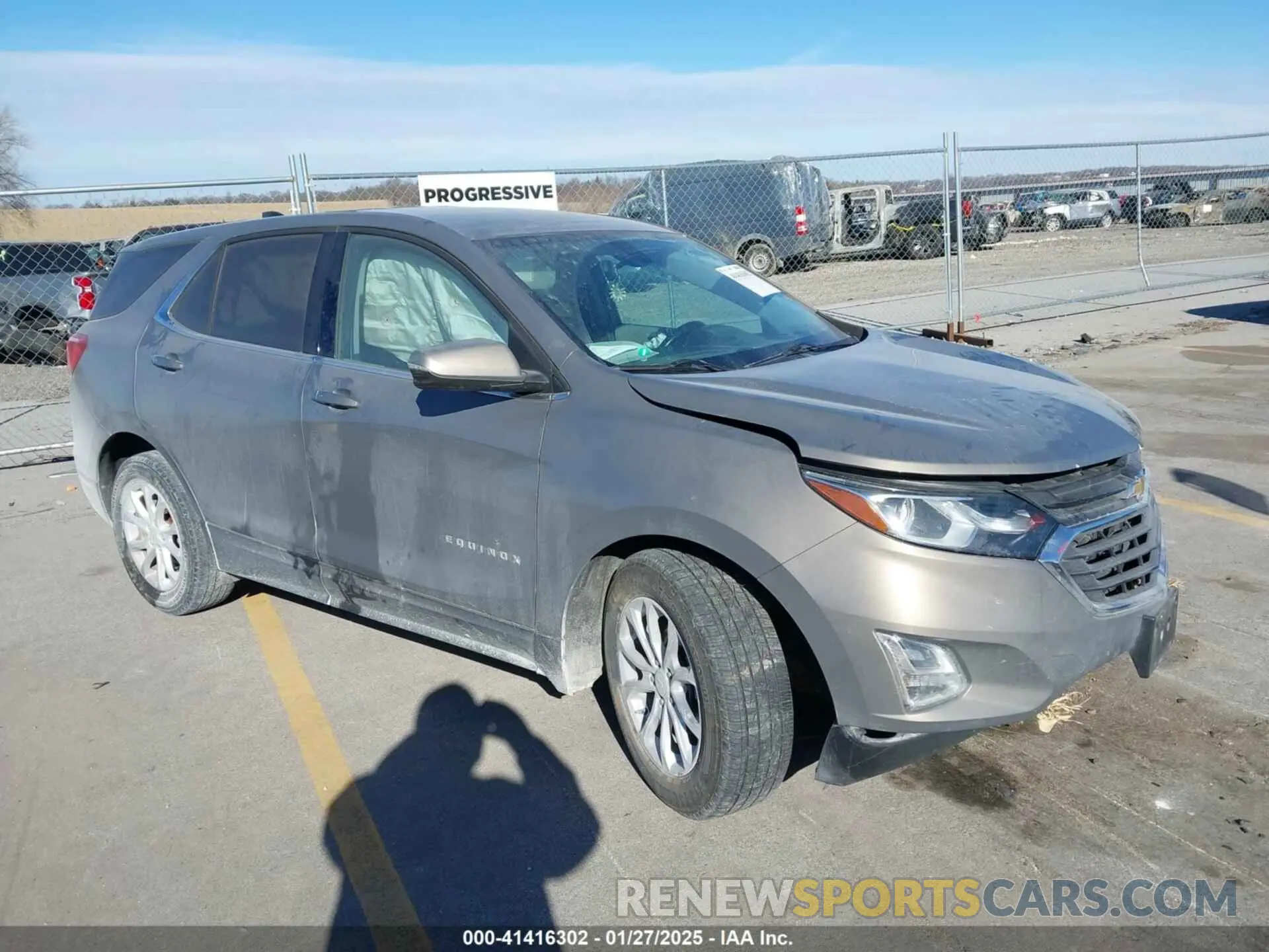 1 Photograph of a damaged car 3GNAXUEV9KS567774 CHEVROLET EQUINOX 2019