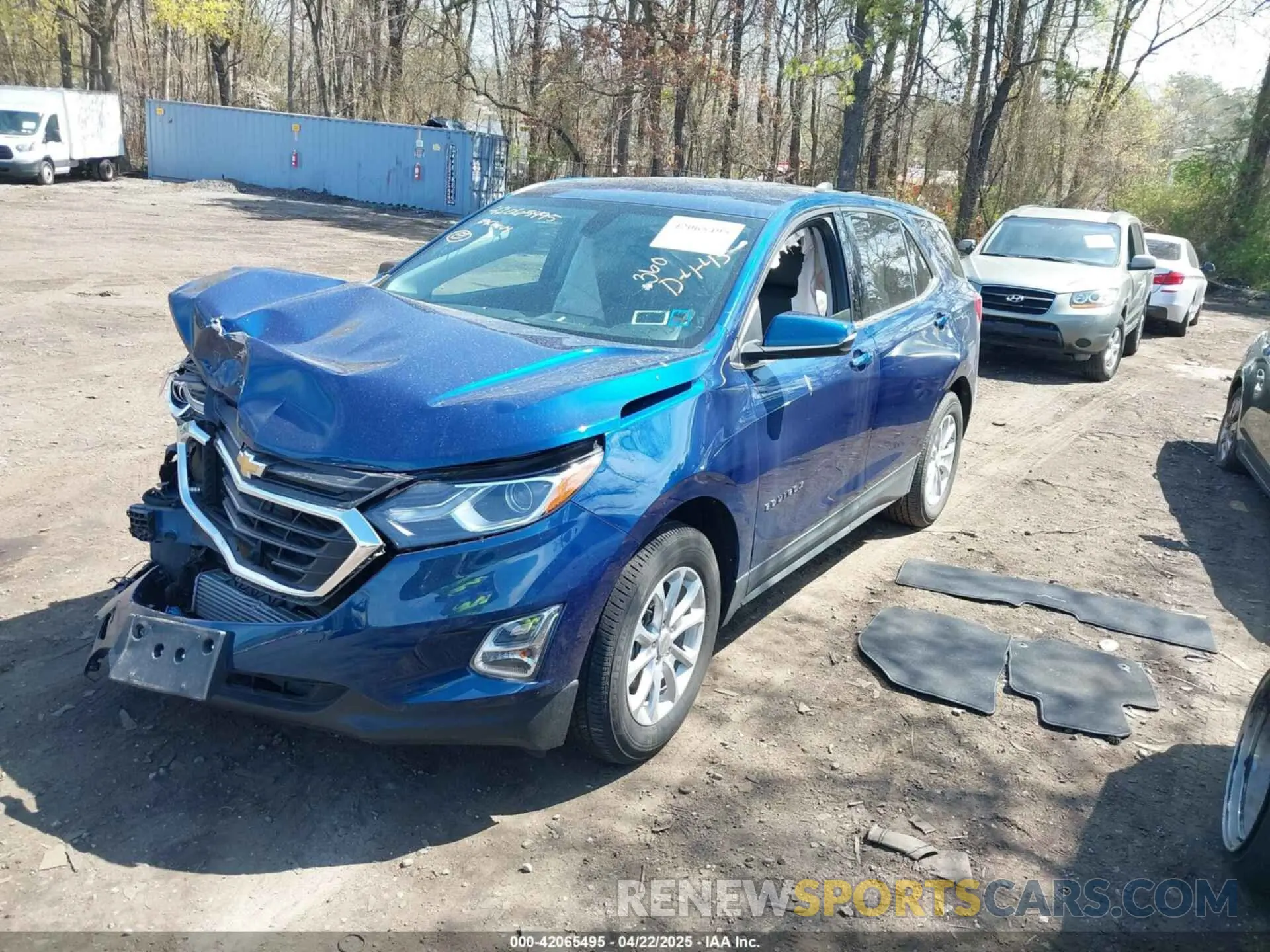 2 Photograph of a damaged car 3GNAXUEVXKL396334 CHEVROLET EQUINOX 2019