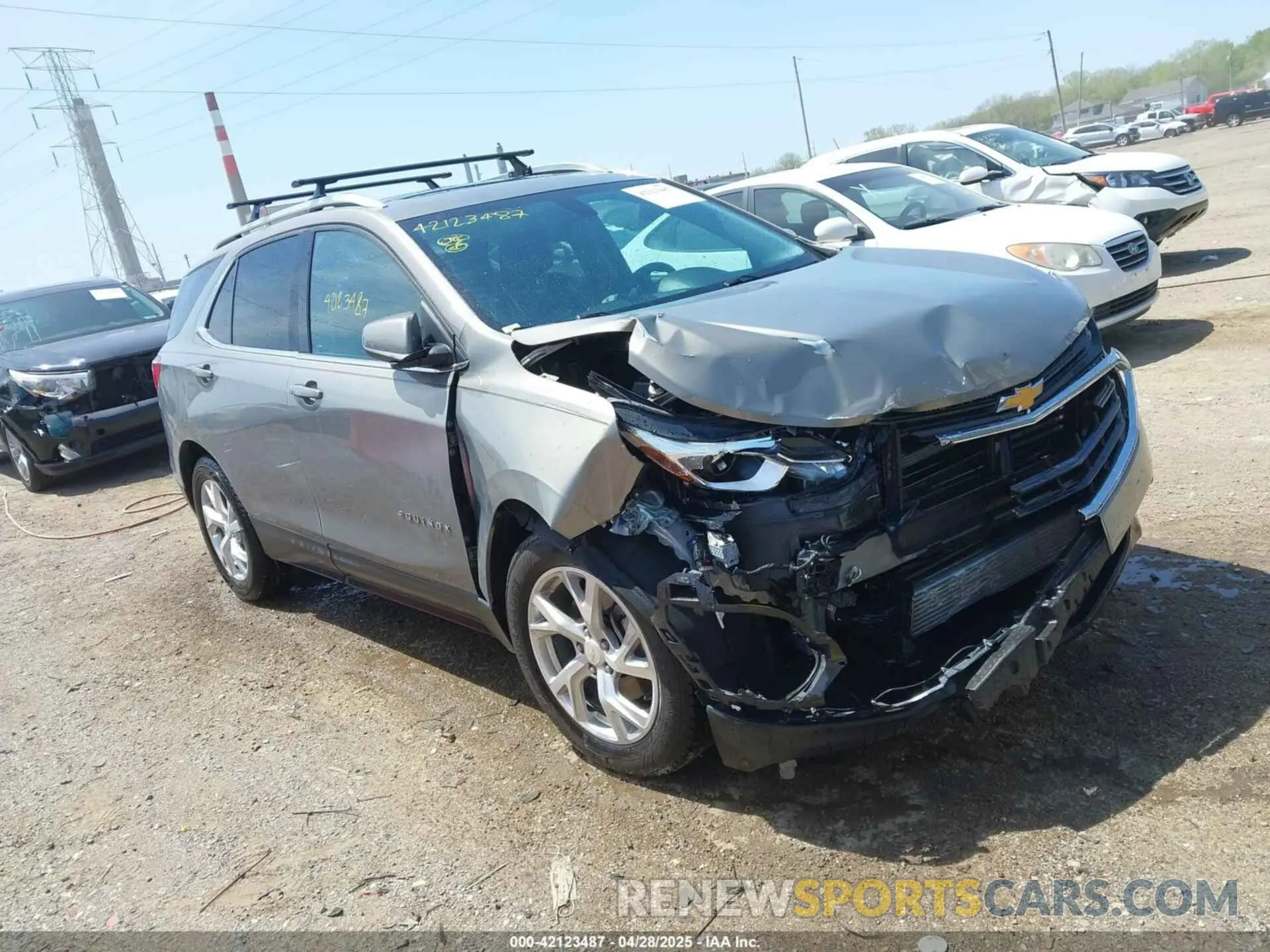1 Фотография поврежденного автомобиля 3GNAXVEX3KS542666 CHEVROLET EQUINOX 2019