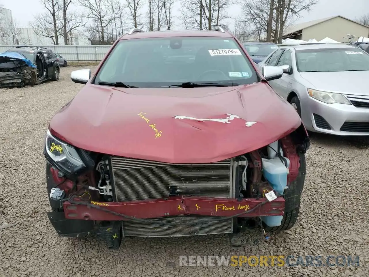 5 Photograph of a damaged car 3GNAXXEV9KS525865 CHEVROLET EQUINOX 2019