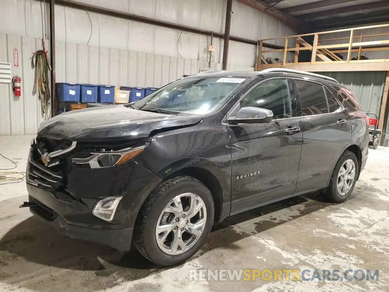 1 Photograph of a damaged car 3GNAXXEVXKL327418 CHEVROLET EQUINOX 2019