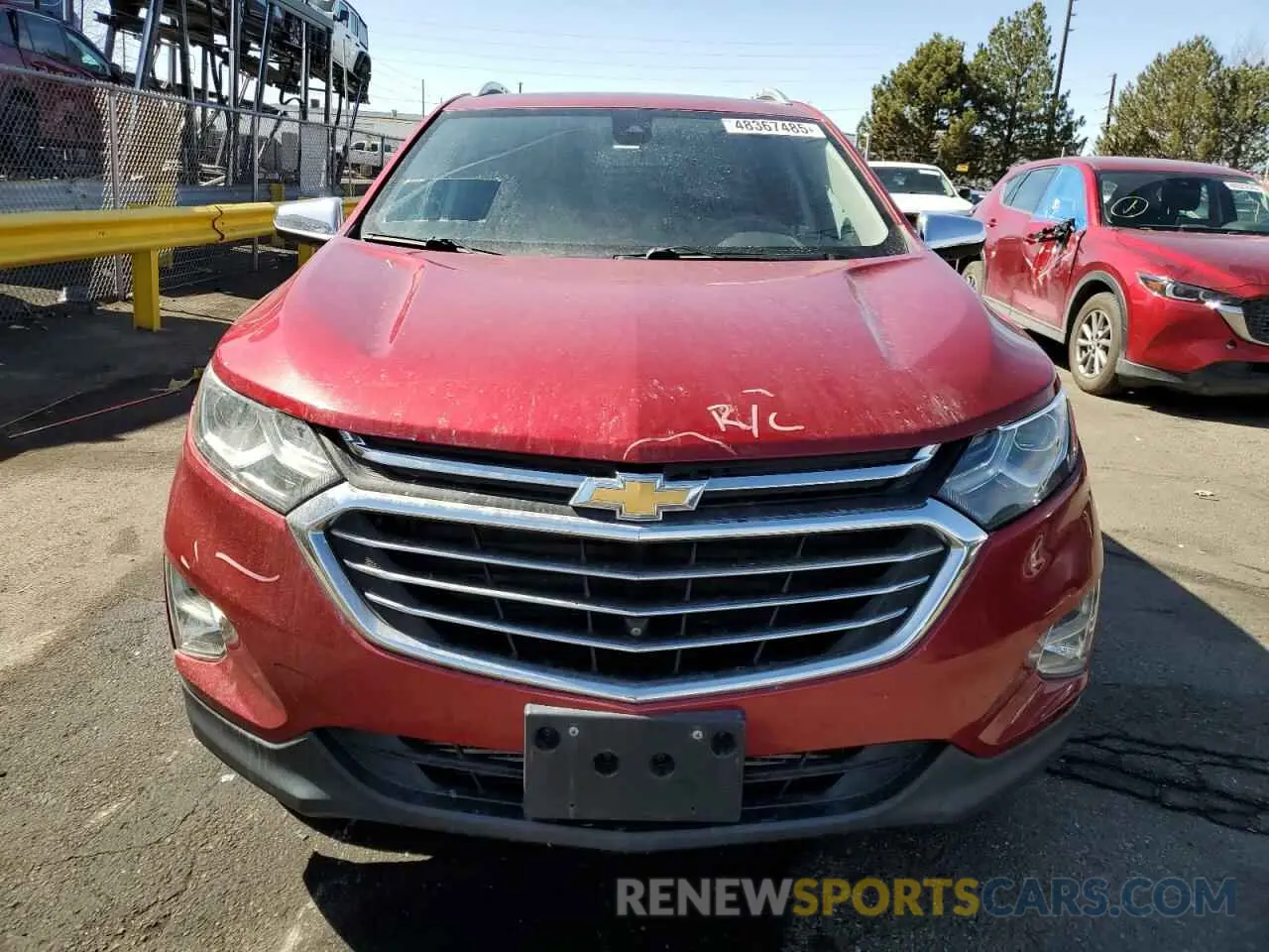 5 Фотография поврежденного автомобиля 3GNAXZEU4KS572918 CHEVROLET EQUINOX 2019