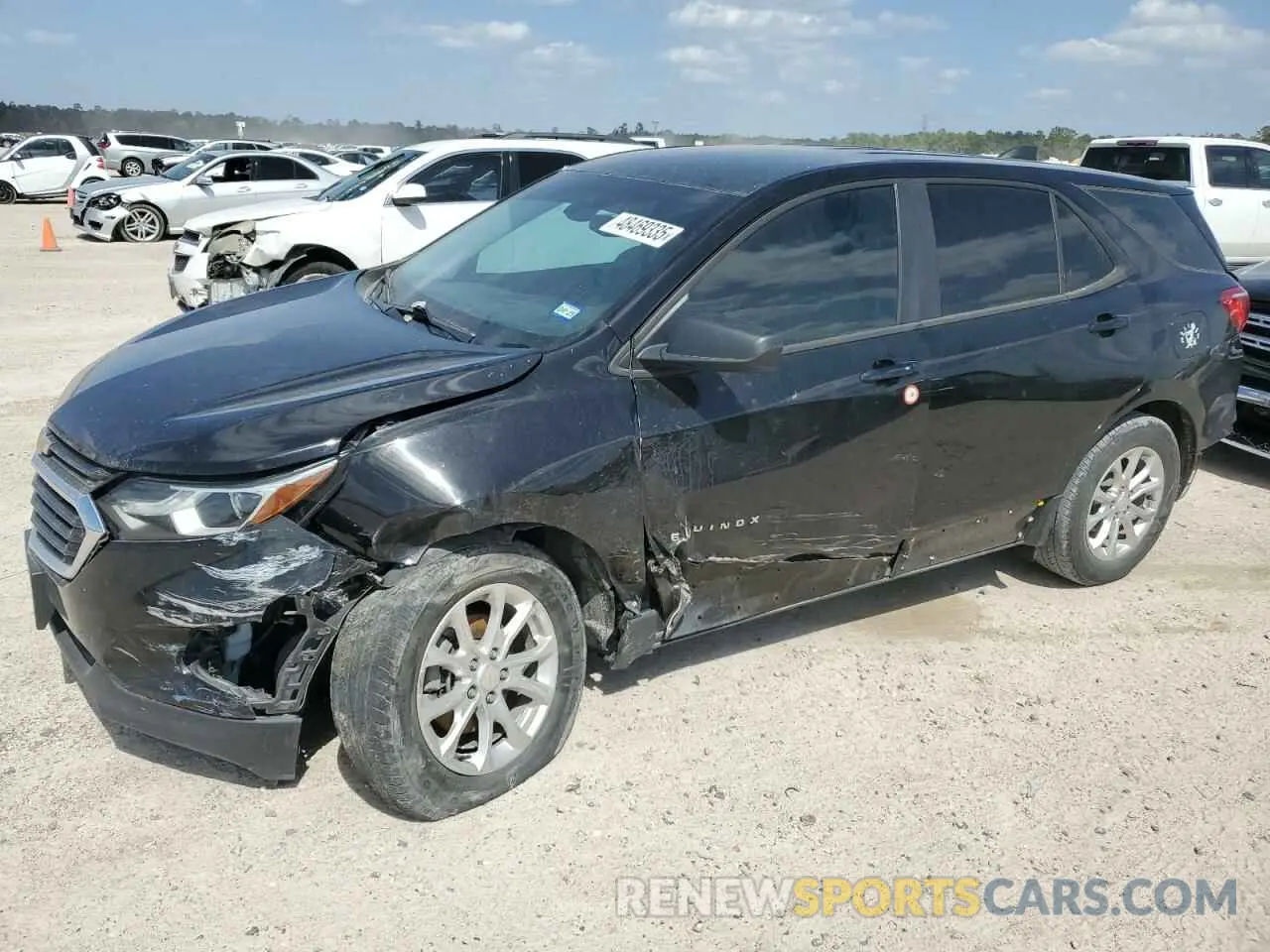 1 Photograph of a damaged car 2GNAXFEV2L6157443 CHEVROLET EQUINOX 2020