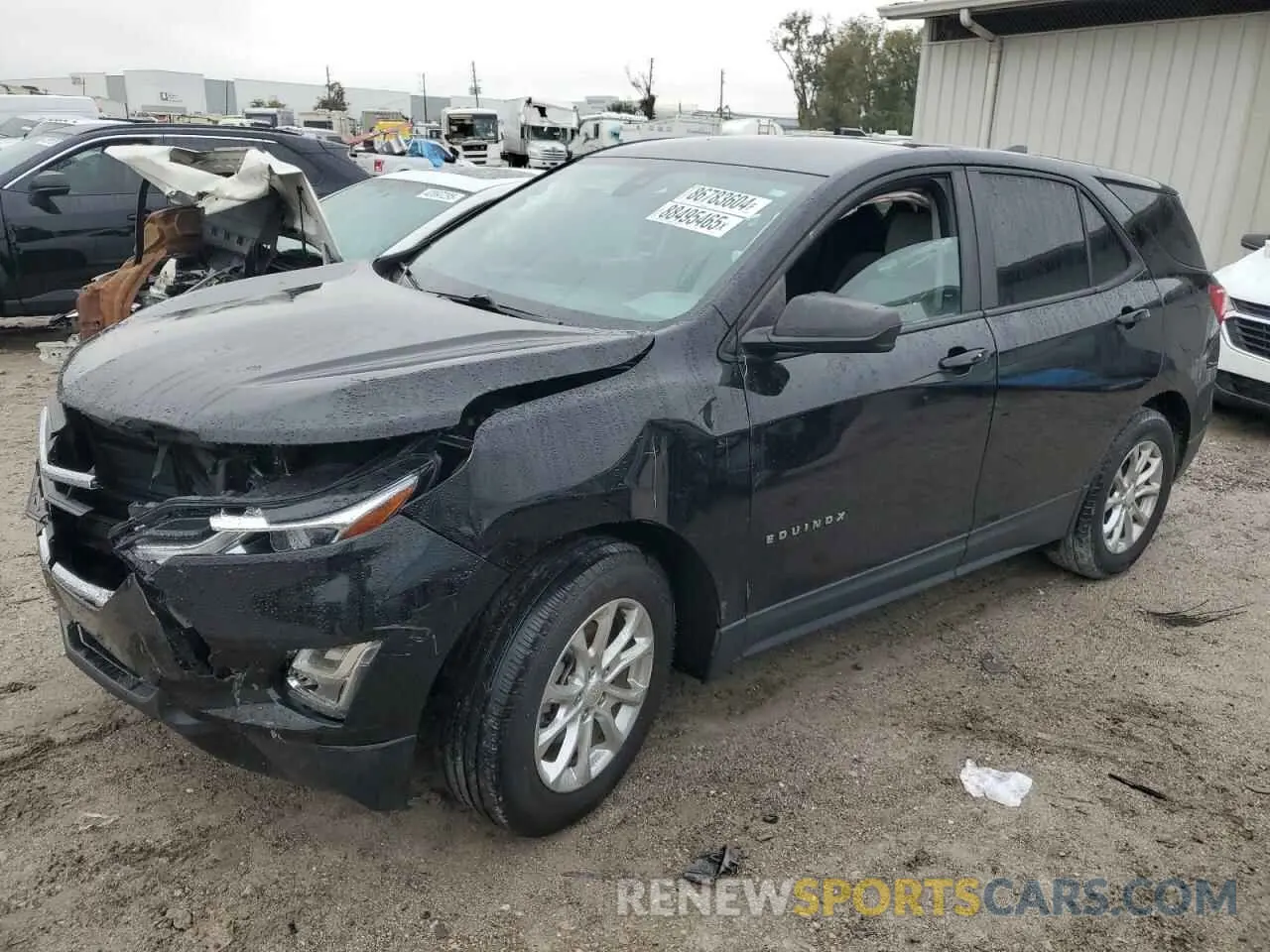 1 Photograph of a damaged car 2GNAXFEVXL6199357 CHEVROLET EQUINOX 2020