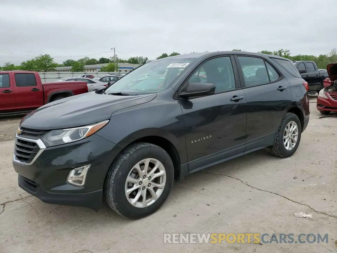 1 Фотография поврежденного автомобиля 2GNAXHEV1L6137471 CHEVROLET EQUINOX 2020