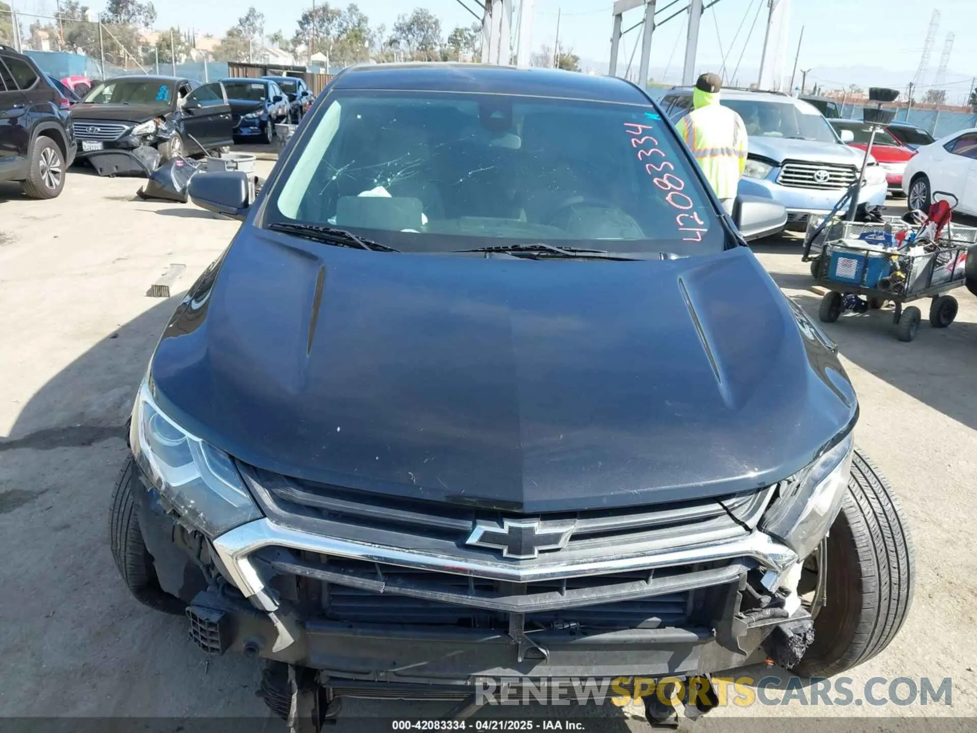 13 Photograph of a damaged car 2GNAXHEV3L6154255 CHEVROLET EQUINOX 2020
