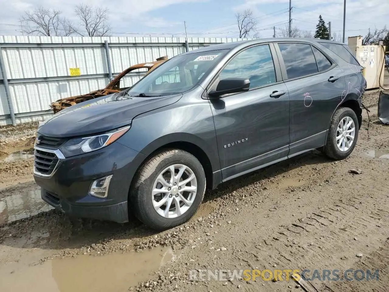 1 Photograph of a damaged car 2GNAXHEV5L6111049 CHEVROLET EQUINOX 2020