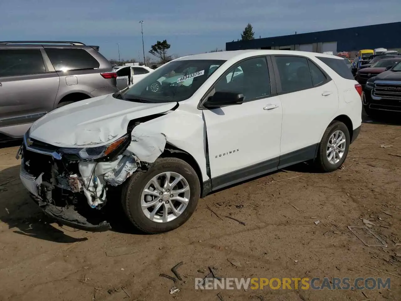 1 Фотография поврежденного автомобиля 2GNAXHEV5L6245849 CHEVROLET EQUINOX 2020