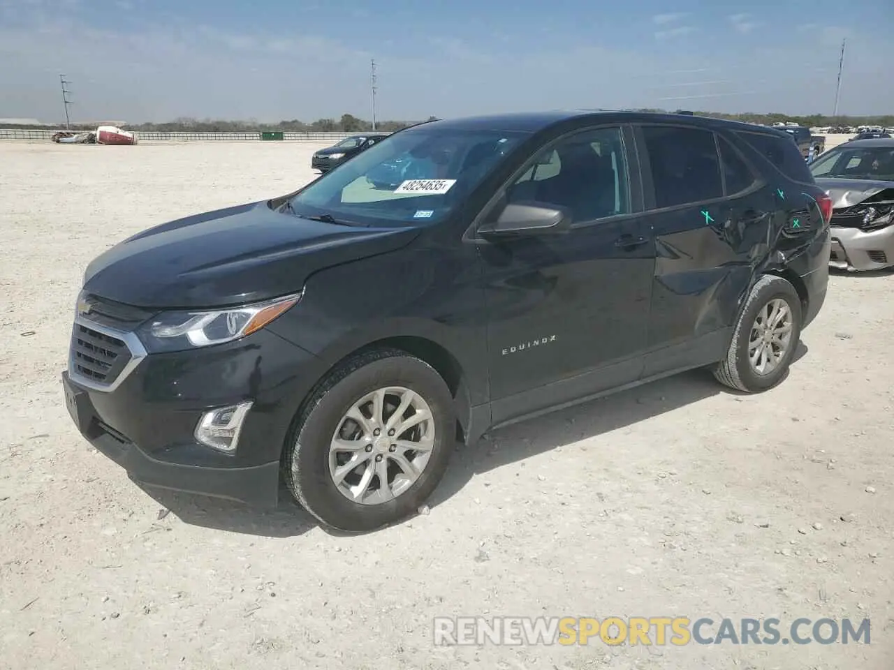 1 Photograph of a damaged car 2GNAXHEV5L6249707 CHEVROLET EQUINOX 2020