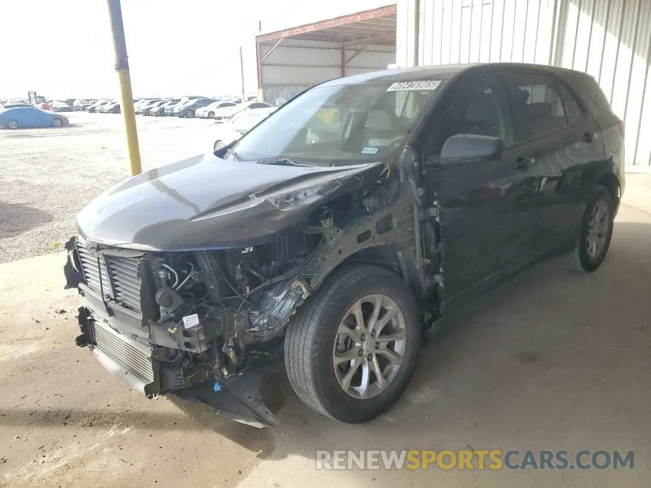 1 Photograph of a damaged car 2GNAXHEV5L6284182 CHEVROLET EQUINOX 2020