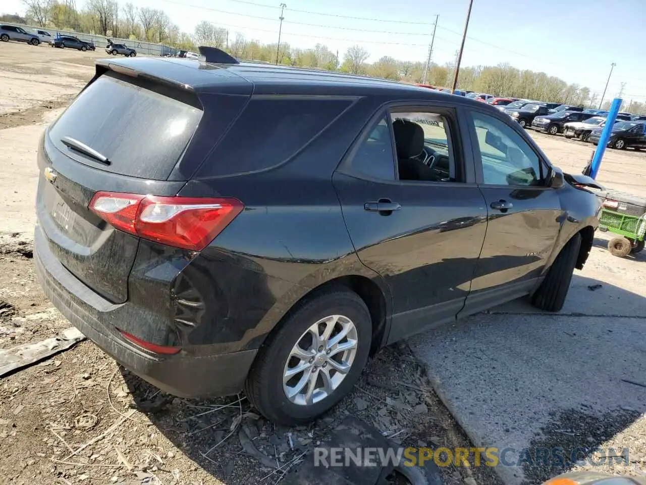 3 Фотография поврежденного автомобиля 2GNAXHEV5L6284585 CHEVROLET EQUINOX 2020
