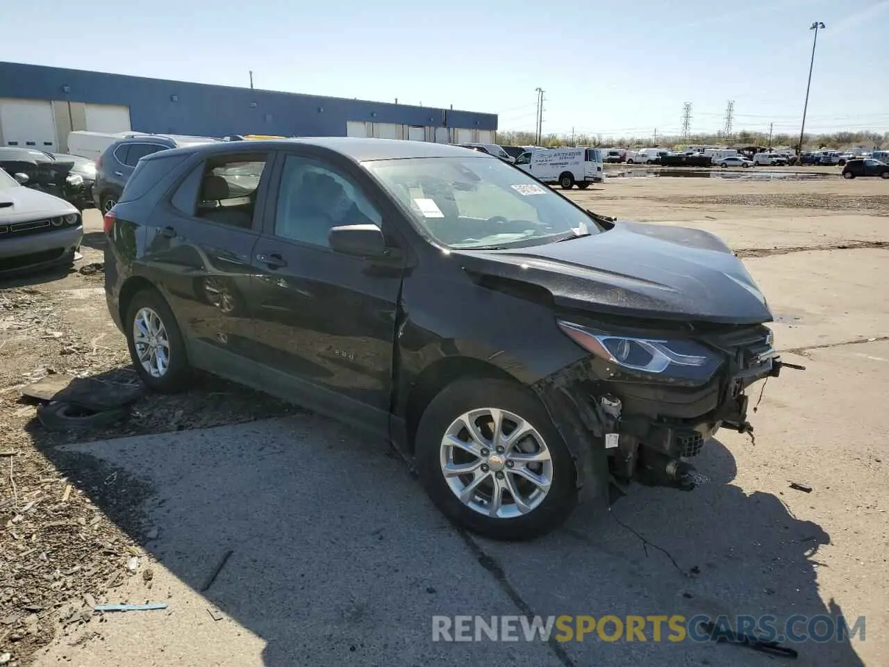 4 Фотография поврежденного автомобиля 2GNAXHEV5L6284585 CHEVROLET EQUINOX 2020