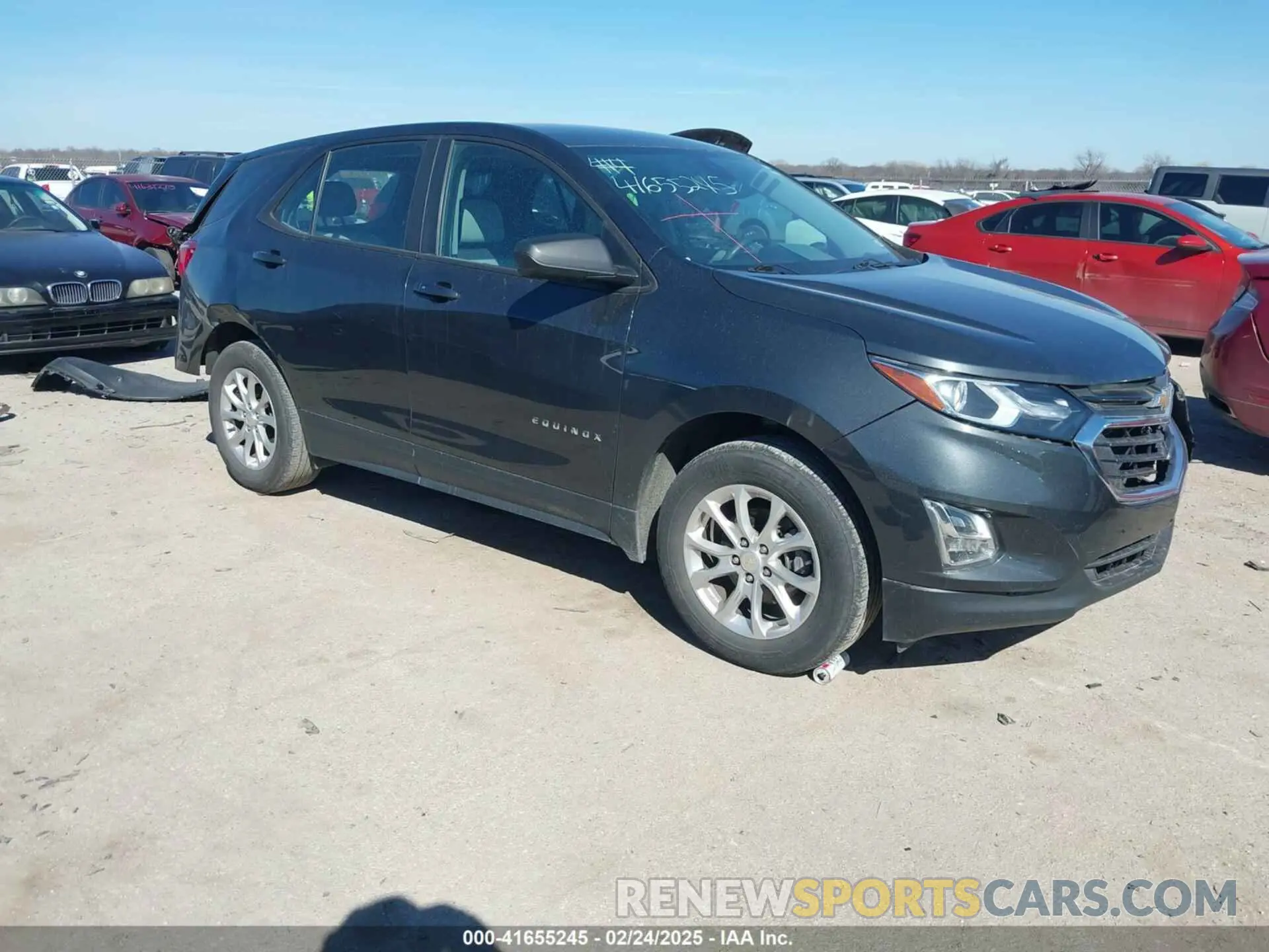 1 Photograph of a damaged car 2GNAXHEV6L6191283 CHEVROLET EQUINOX 2020