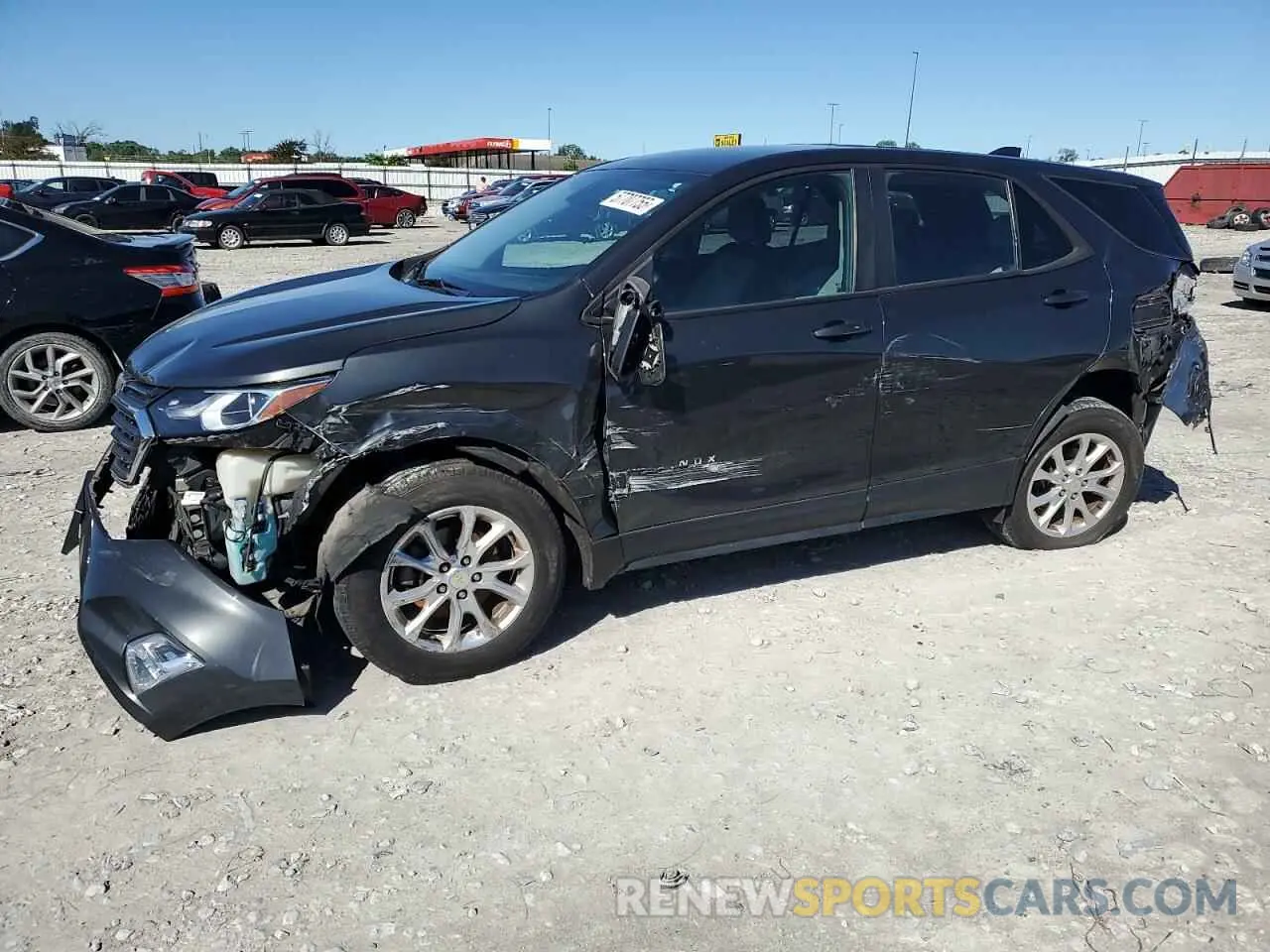 1 Photograph of a damaged car 2GNAXHEV8L6279350 CHEVROLET EQUINOX 2020