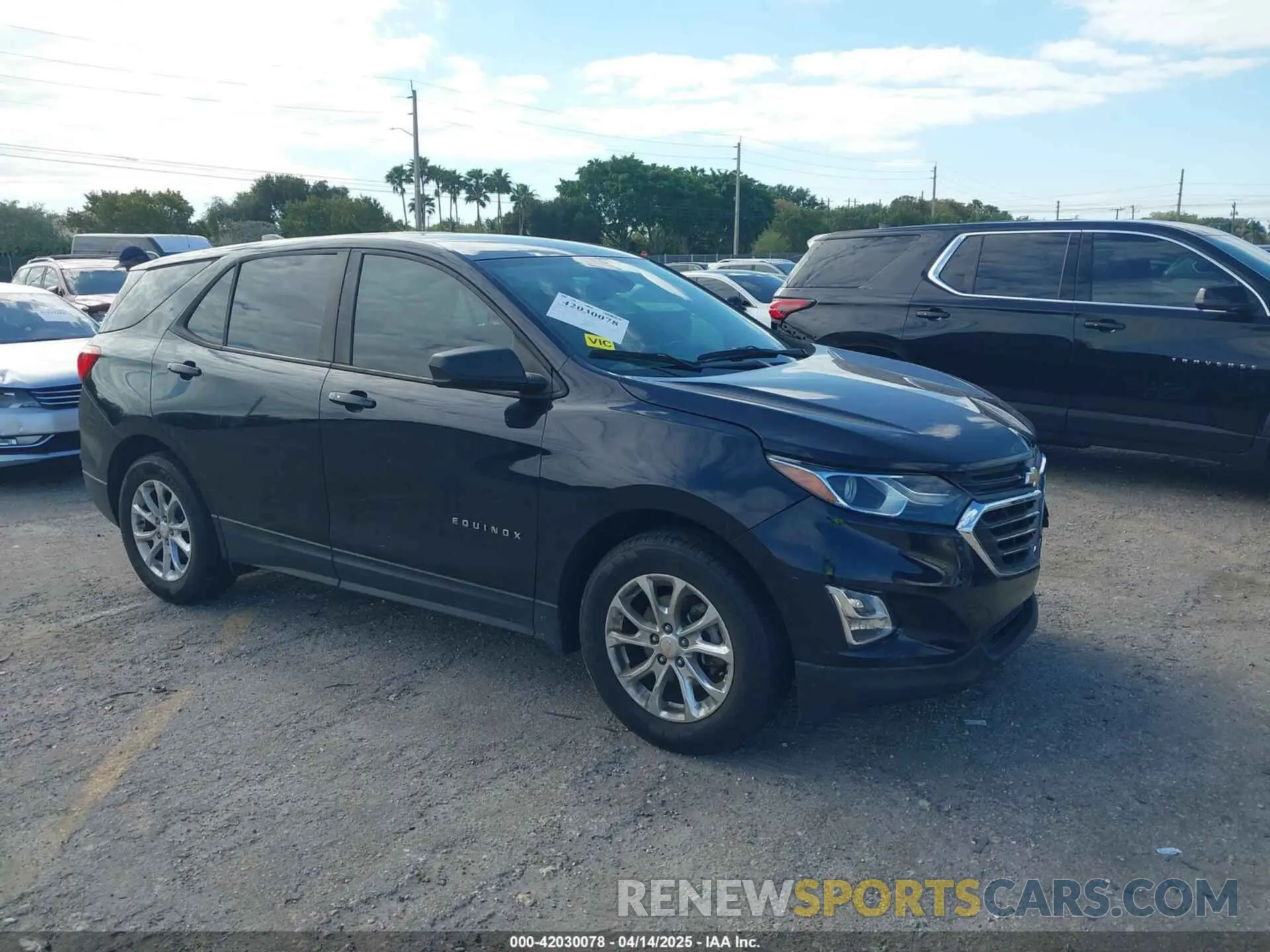 1 Photograph of a damaged car 2GNAXHEVXL6209798 CHEVROLET EQUINOX 2020