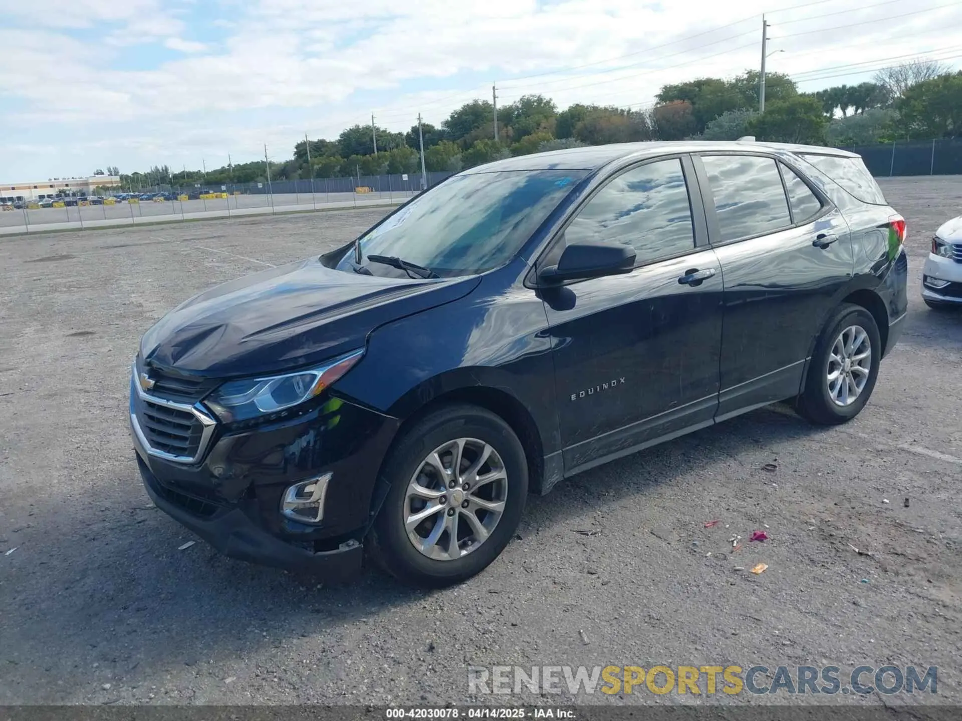 2 Photograph of a damaged car 2GNAXHEVXL6209798 CHEVROLET EQUINOX 2020