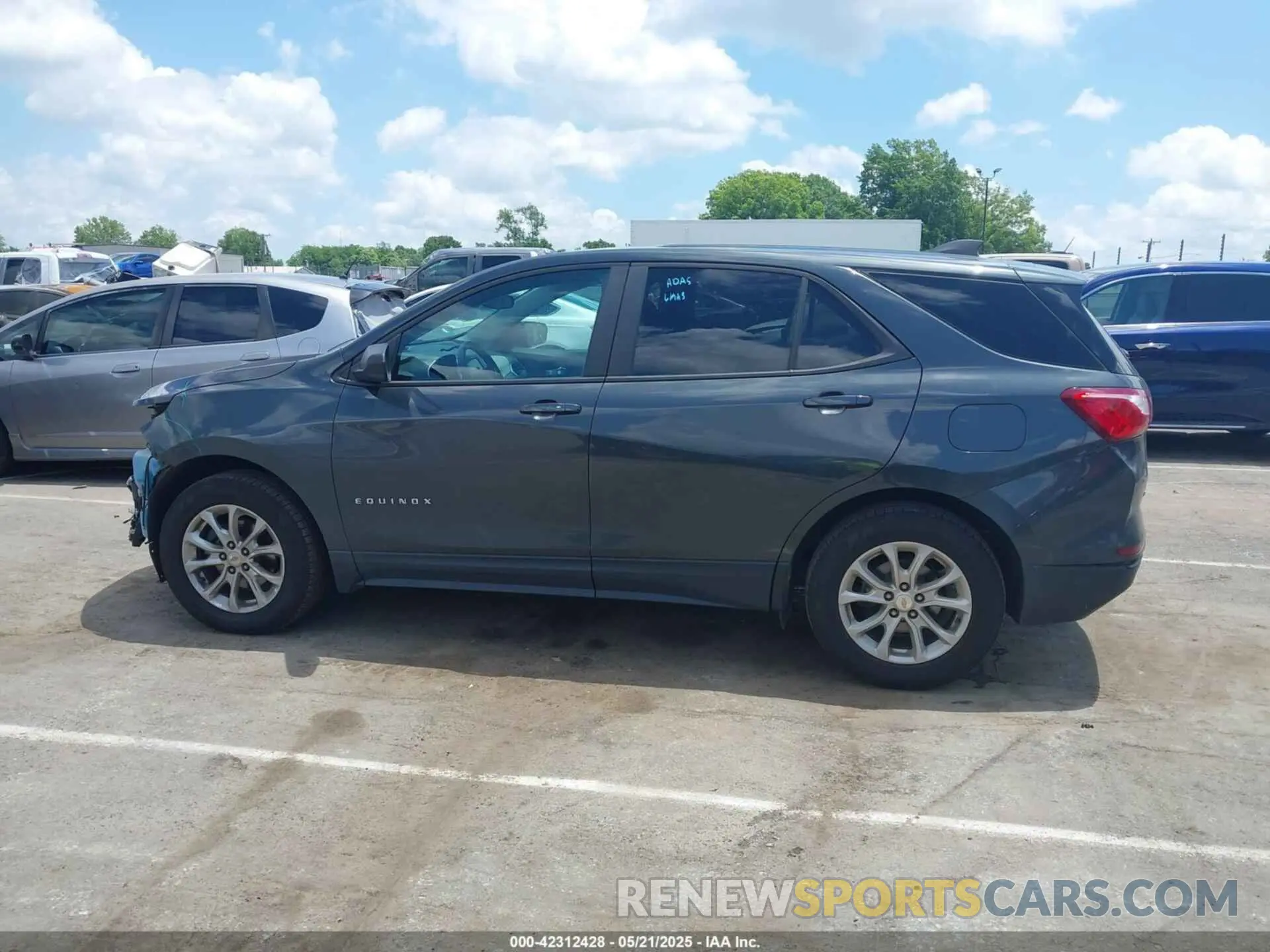 14 Фотография поврежденного автомобиля 2GNAXHEVXL6265465 CHEVROLET EQUINOX 2020