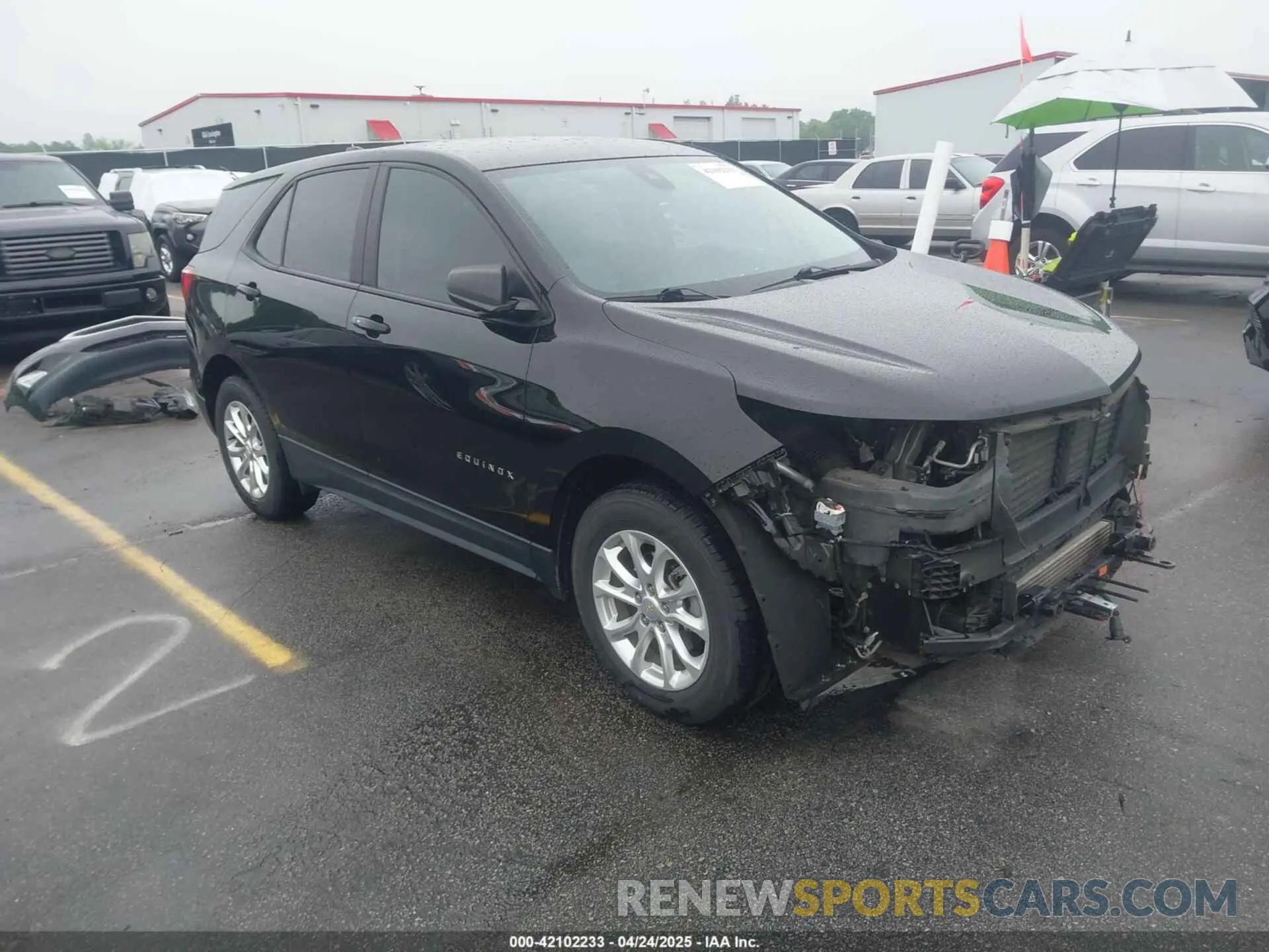 1 Photograph of a damaged car 2GNAXHEVXL6282184 CHEVROLET EQUINOX 2020