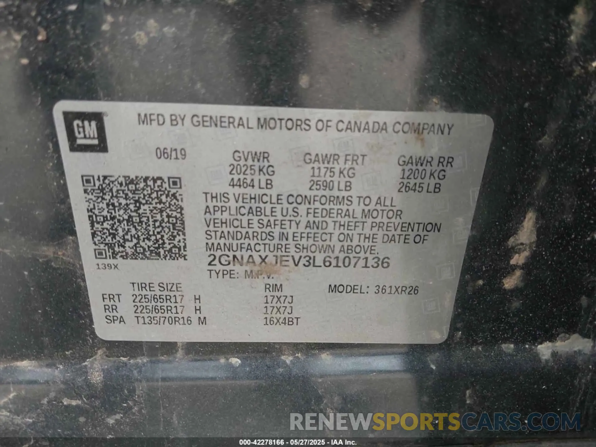 9 Photograph of a damaged car 2GNAXJEV3L6107136 CHEVROLET EQUINOX 2020