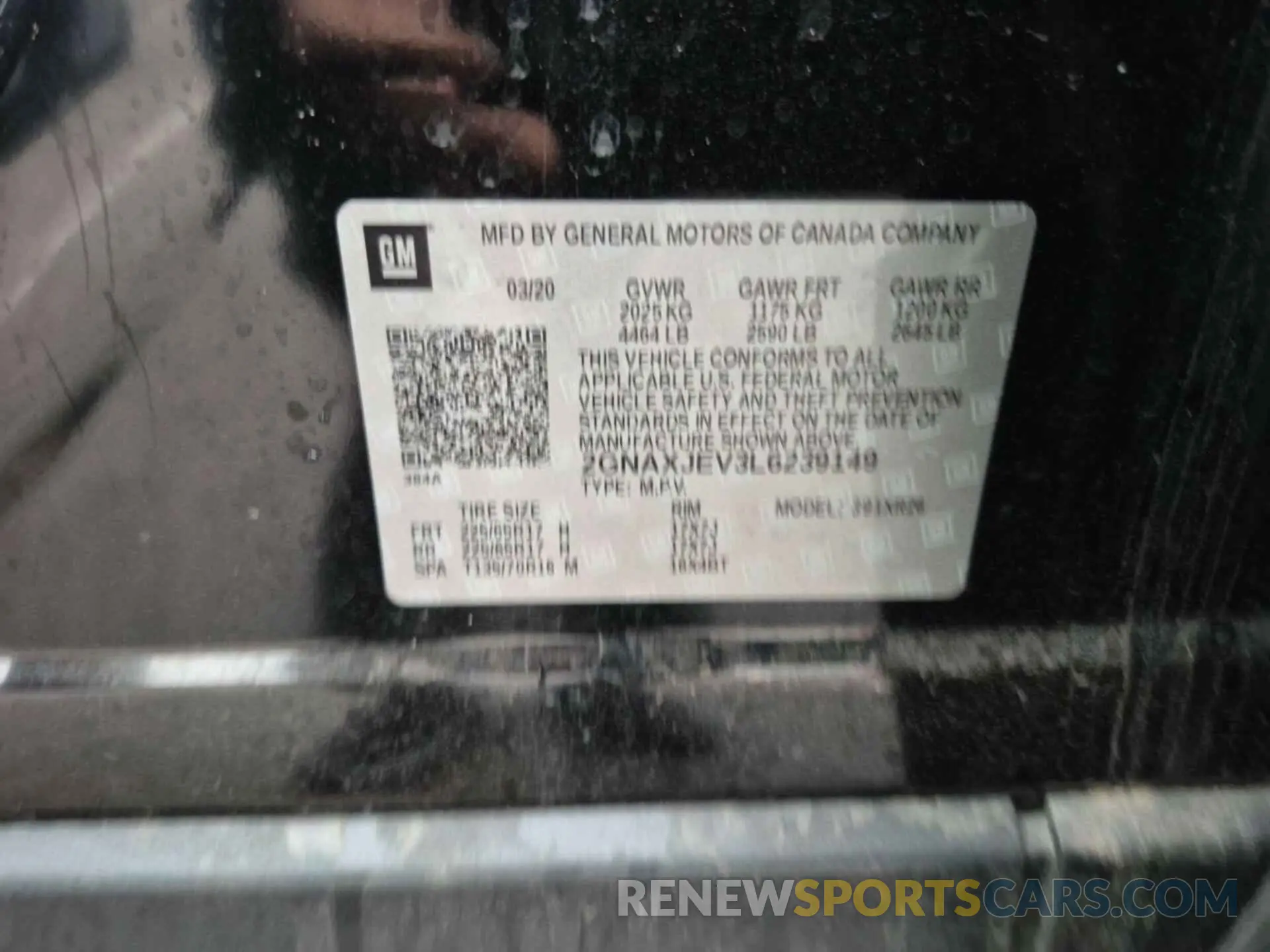 15 Фотография поврежденного автомобиля 2GNAXJEV3L6239149 CHEVROLET EQUINOX 2020