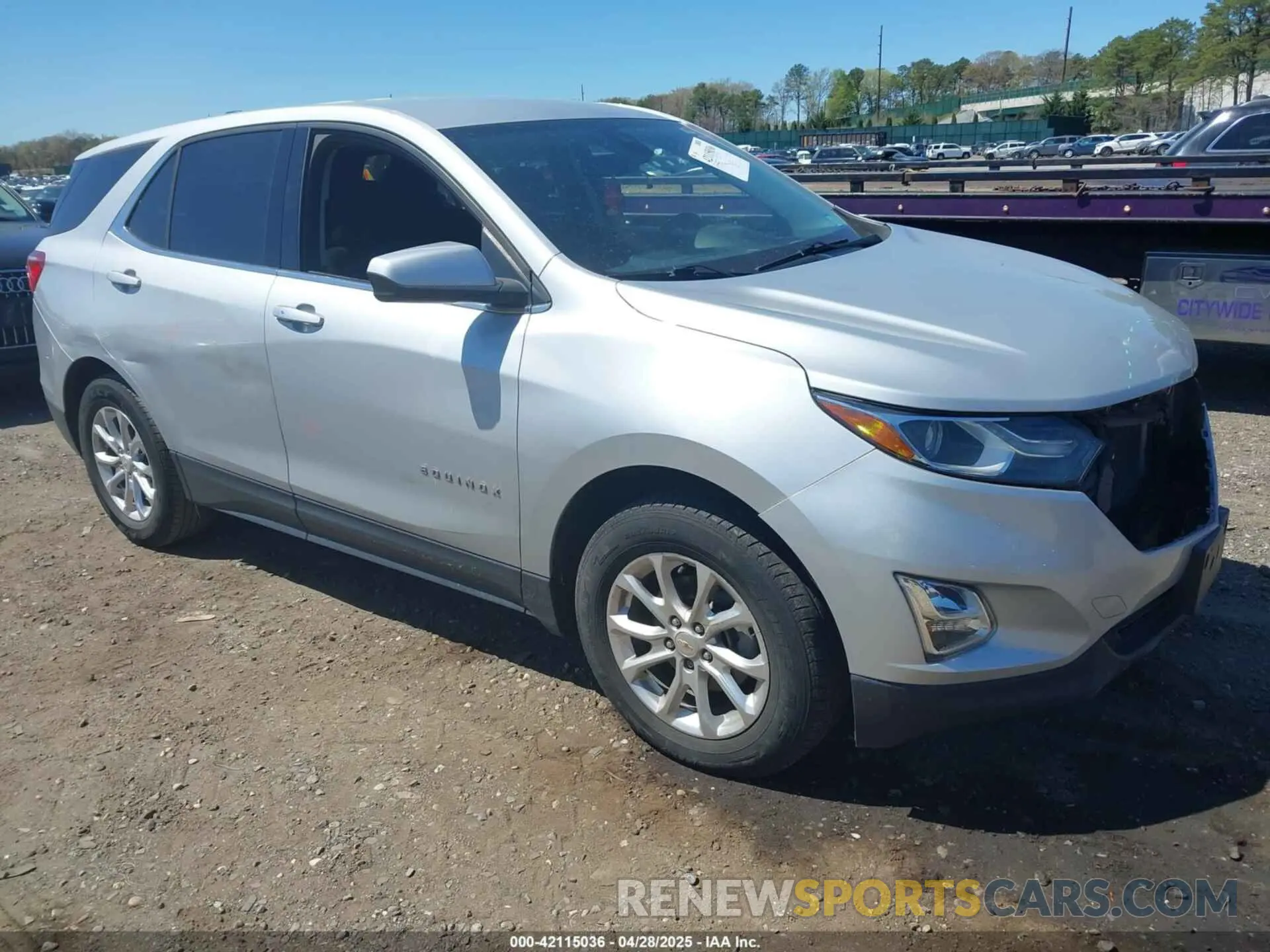 1 Photograph of a damaged car 2GNAXJEV4L6191855 CHEVROLET EQUINOX 2020