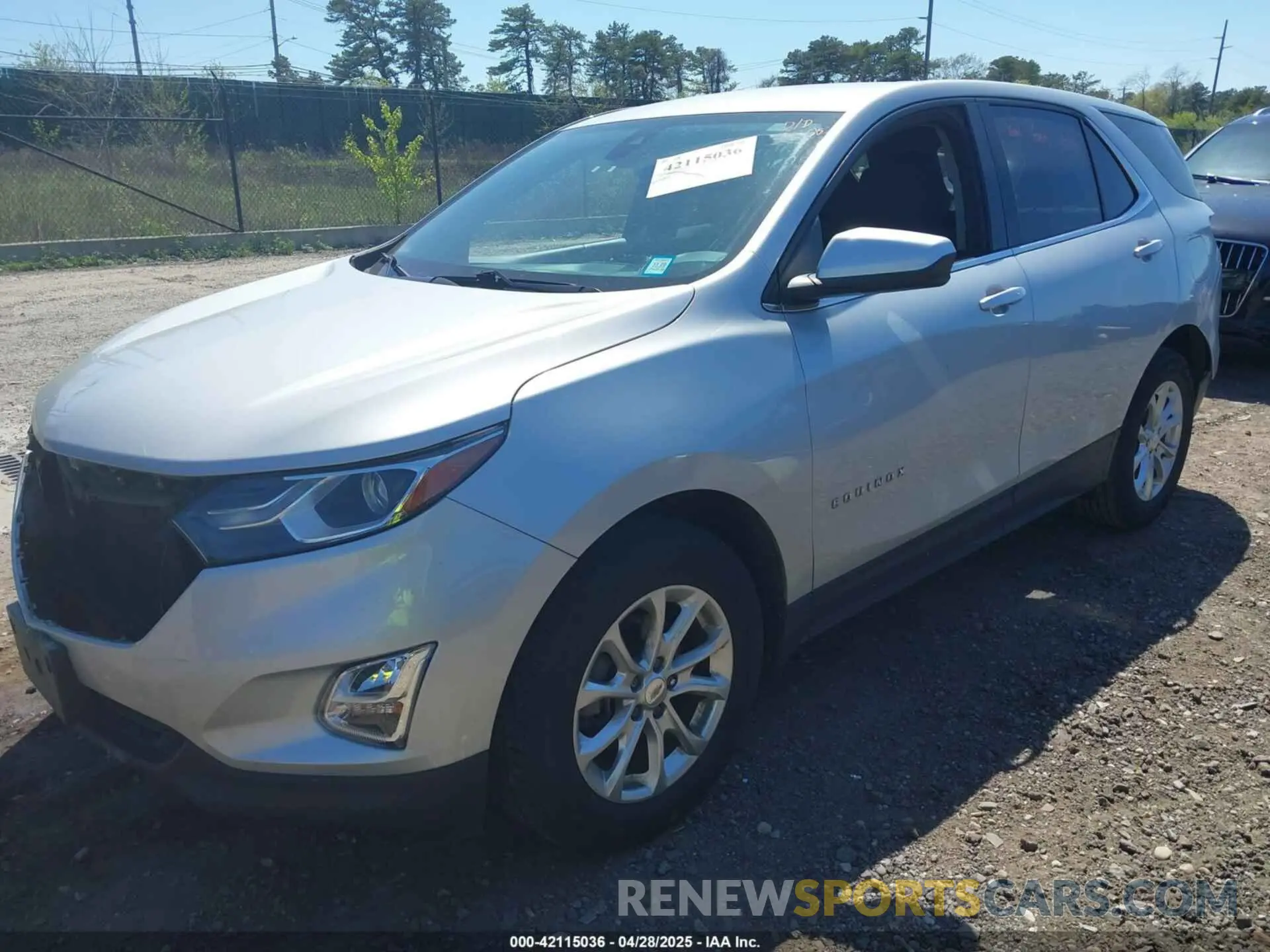 2 Photograph of a damaged car 2GNAXJEV4L6191855 CHEVROLET EQUINOX 2020