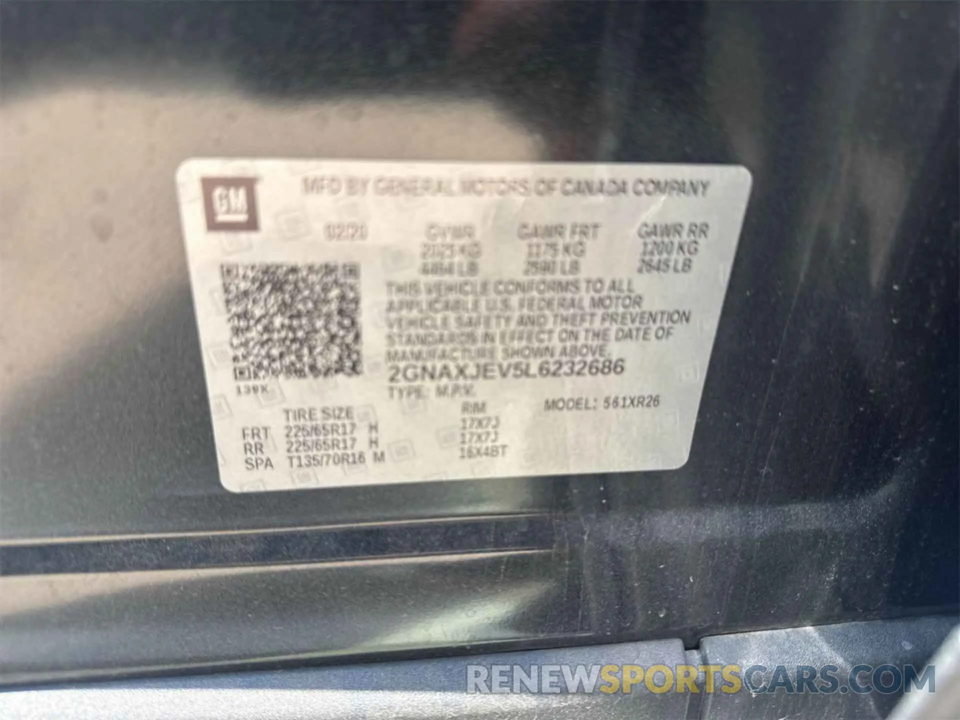 9 Фотография поврежденного автомобиля 2GNAXJEV5L6232686 CHEVROLET EQUINOX 2020