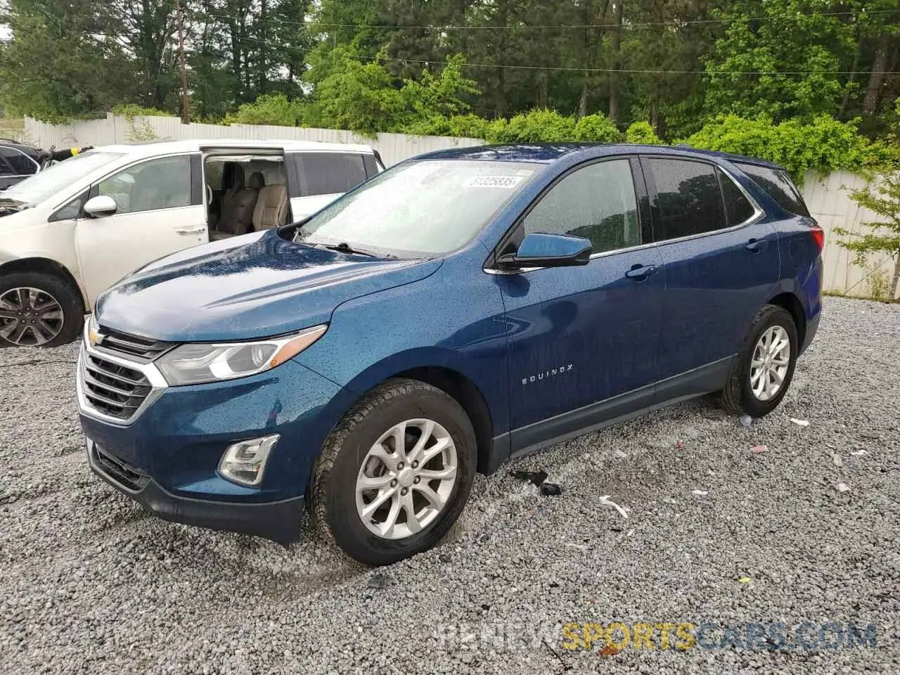 1 Photograph of a damaged car 2GNAXJEV7L6161992 CHEVROLET EQUINOX 2020