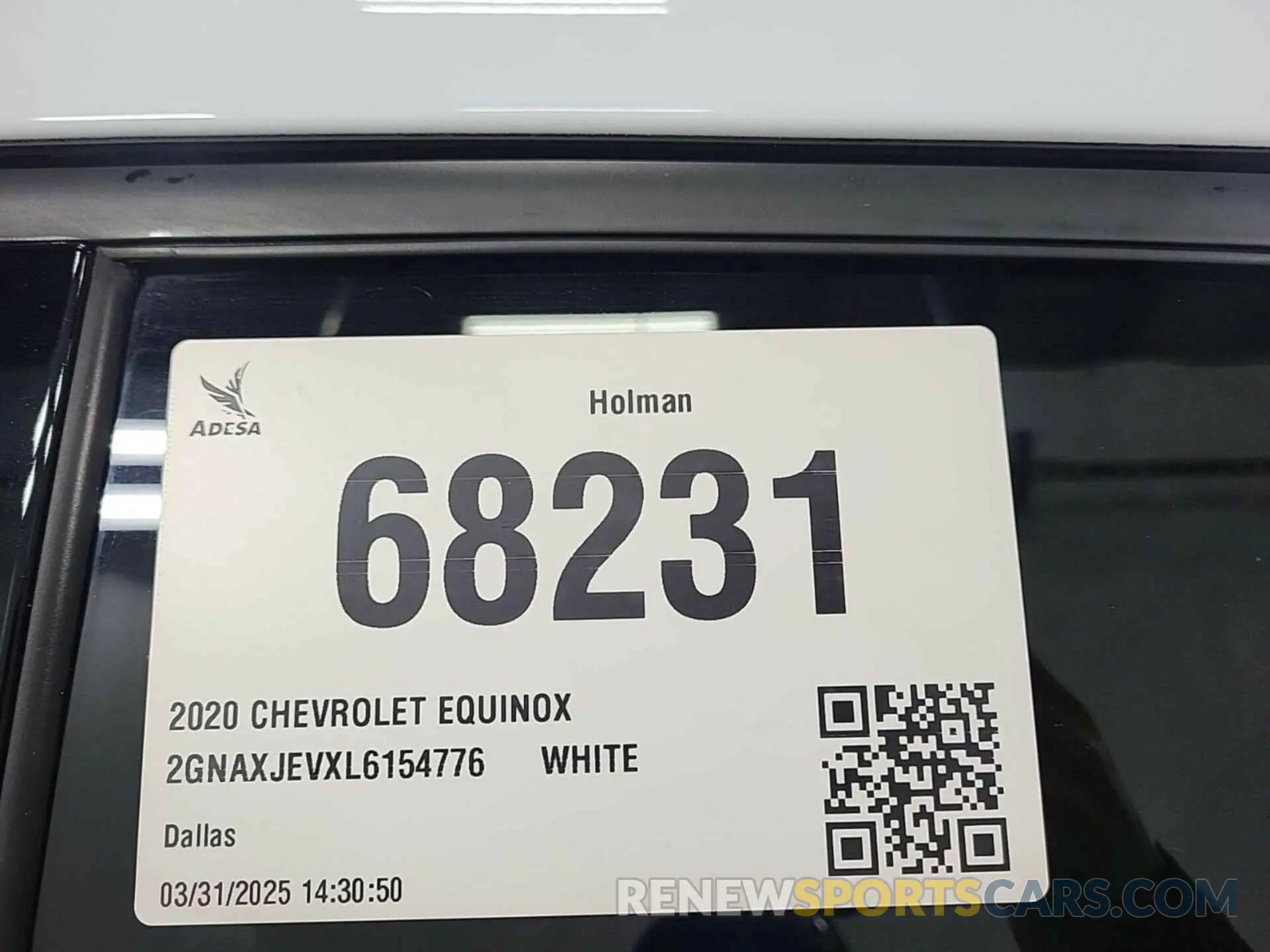 42 Photograph of a damaged car 2GNAXJEVXL6154776 CHEVROLET EQUINOX 2020