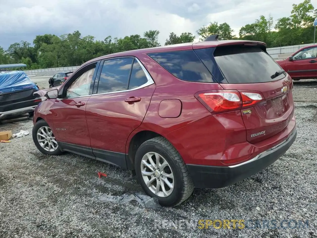 2 Photograph of a damaged car 2GNAXKEV0L6267626 CHEVROLET EQUINOX 2020