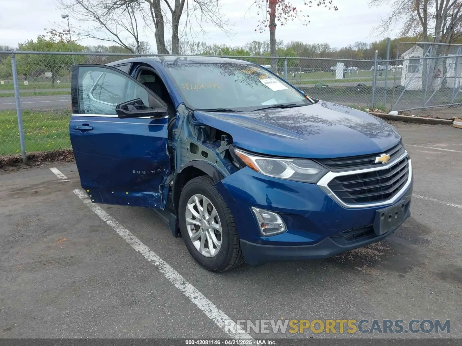 1 Фотография поврежденного автомобиля 2GNAXKEV1L6117203 CHEVROLET EQUINOX 2020