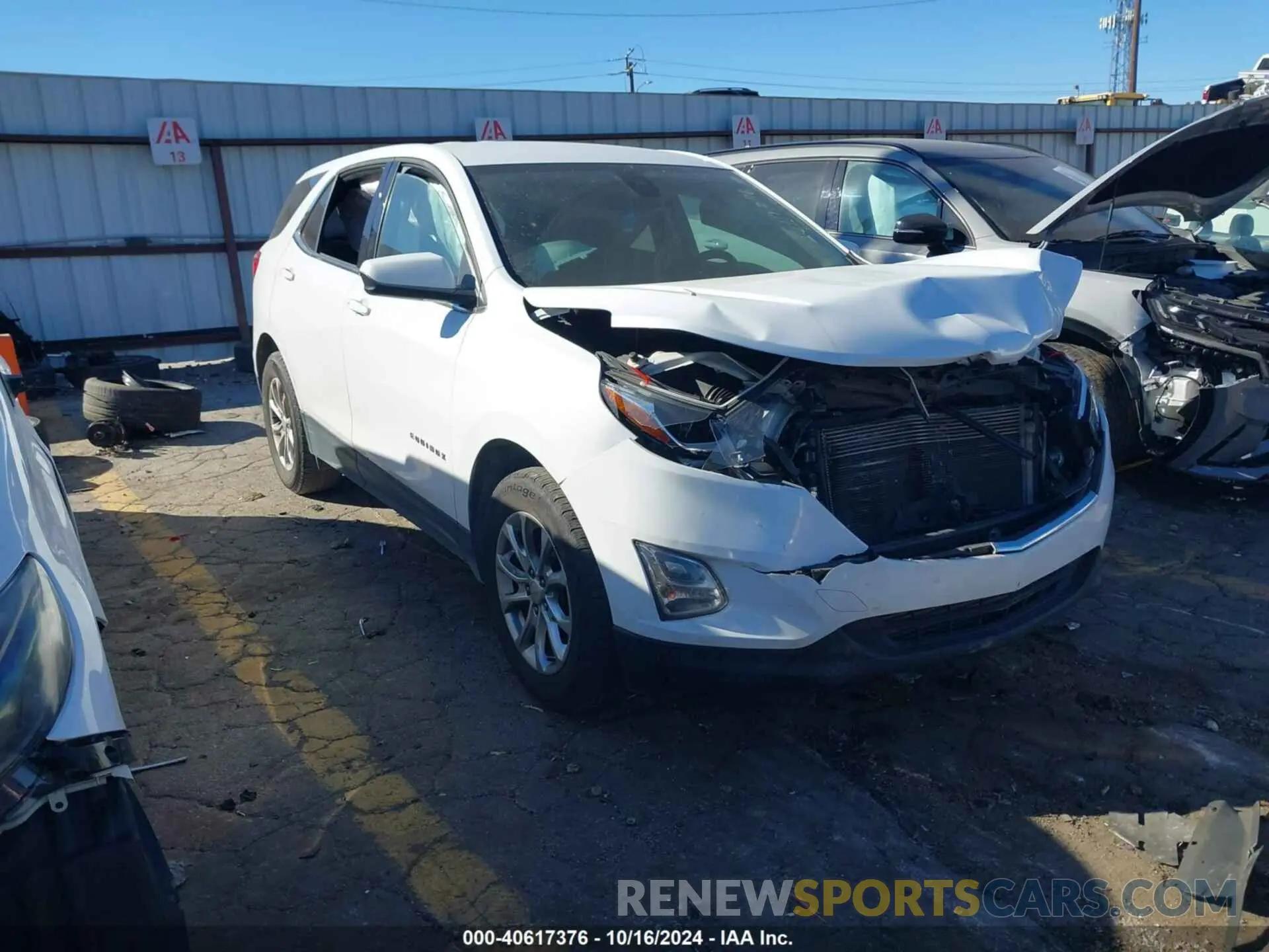 1 Photograph of a damaged car 2GNAXKEV1L6210481 CHEVROLET EQUINOX 2020