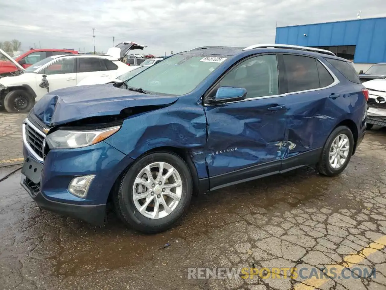 1 Photograph of a damaged car 2GNAXKEV1L6229886 CHEVROLET EQUINOX 2020