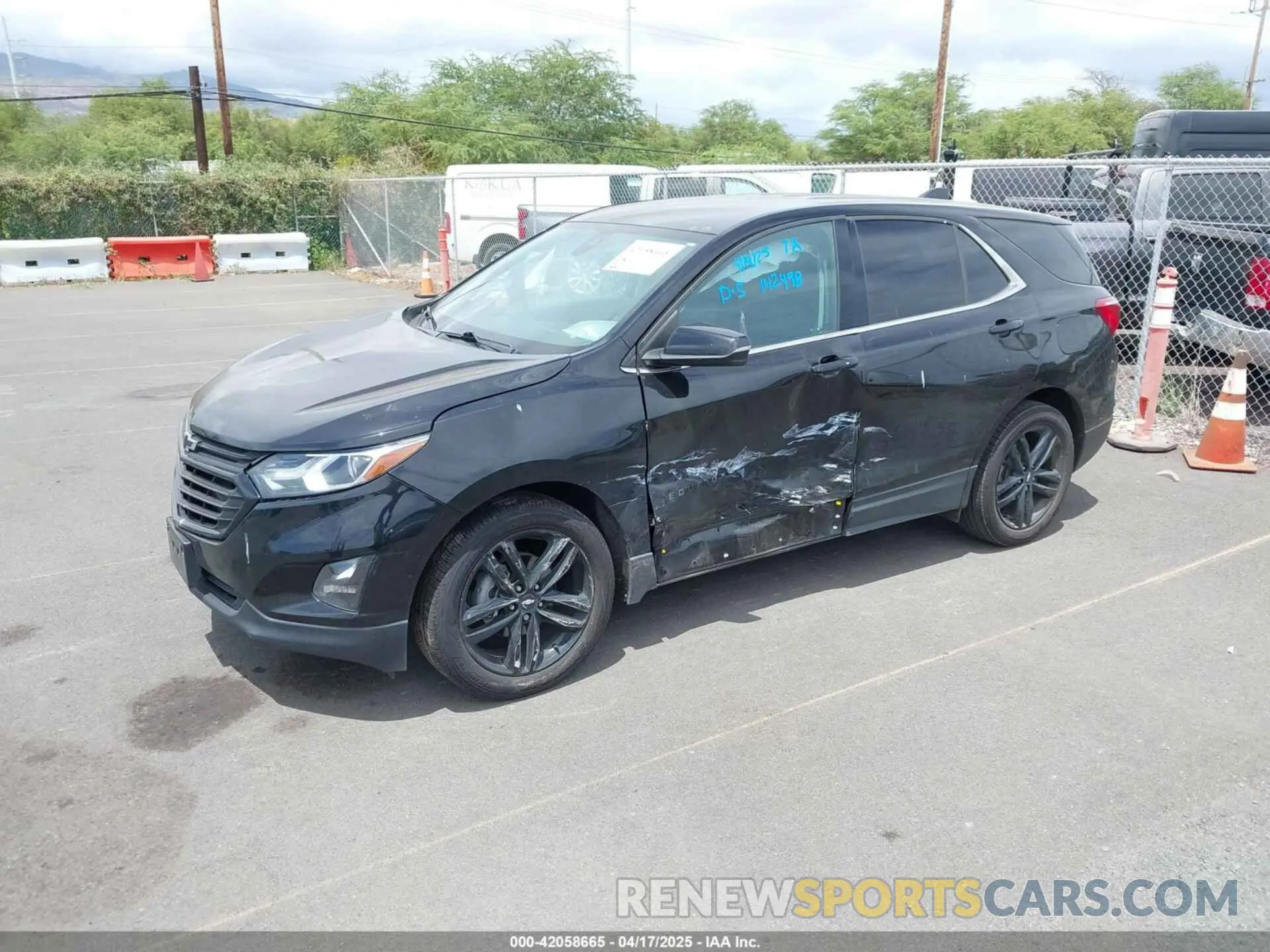 2 Фотография поврежденного автомобиля 2GNAXKEV5L6248537 CHEVROLET EQUINOX 2020