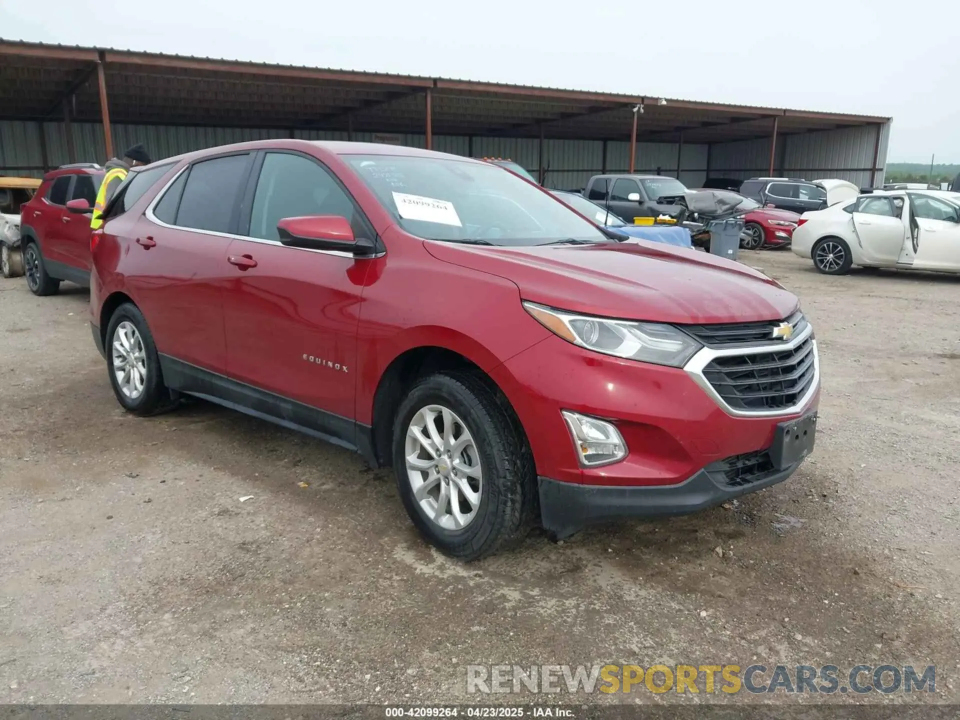 1 Фотография поврежденного автомобиля 2GNAXKEV5L6262664 CHEVROLET EQUINOX 2020