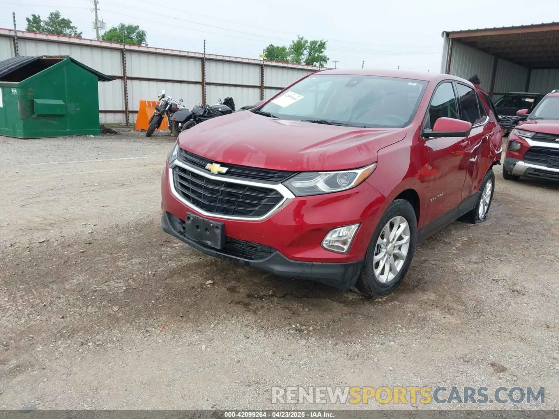 2 Фотография поврежденного автомобиля 2GNAXKEV5L6262664 CHEVROLET EQUINOX 2020