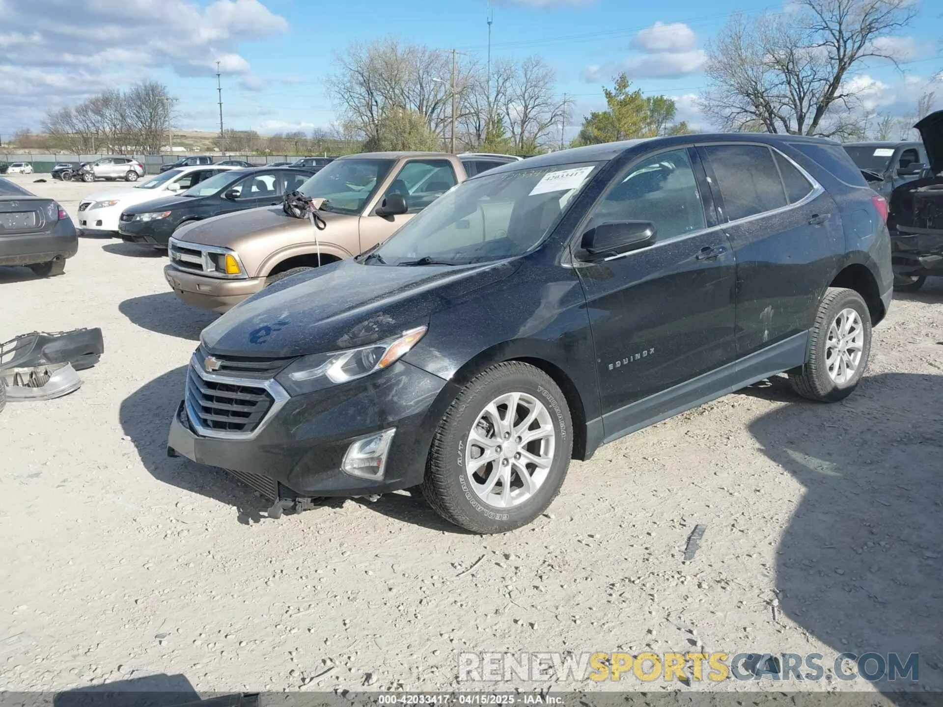 2 Фотография поврежденного автомобиля 2GNAXKEV6L6197615 CHEVROLET EQUINOX 2020