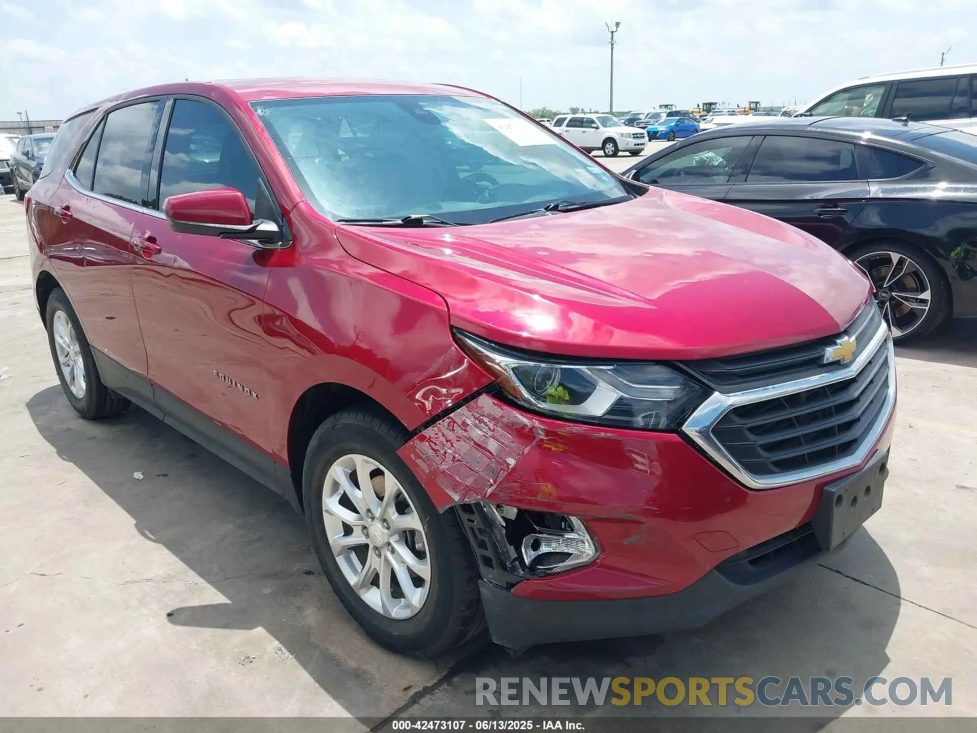 1 Фотография поврежденного автомобиля 2GNAXKEV6L6241421 CHEVROLET EQUINOX 2020