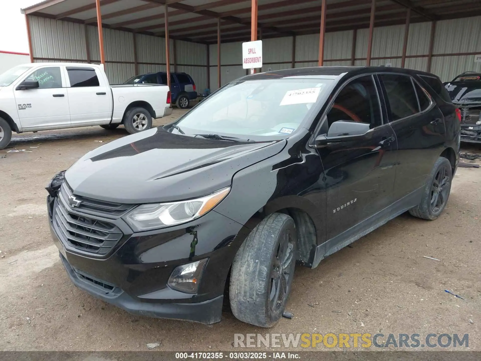 2 Photograph of a damaged car 2GNAXKEV6L6281028 CHEVROLET EQUINOX 2020