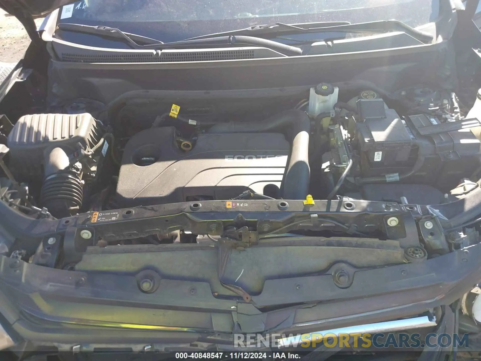 10 Photograph of a damaged car 2GNAXKEV7L6136709 CHEVROLET EQUINOX 2020
