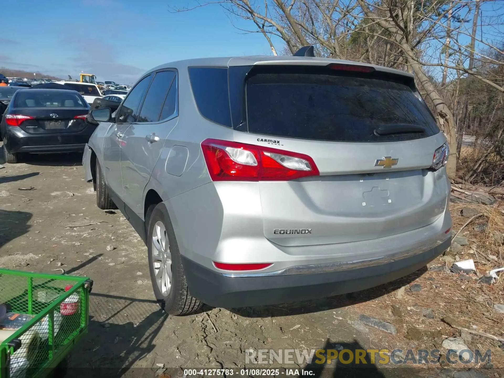 3 Фотография поврежденного автомобиля 2GNAXKEV7L6144454 CHEVROLET EQUINOX 2020