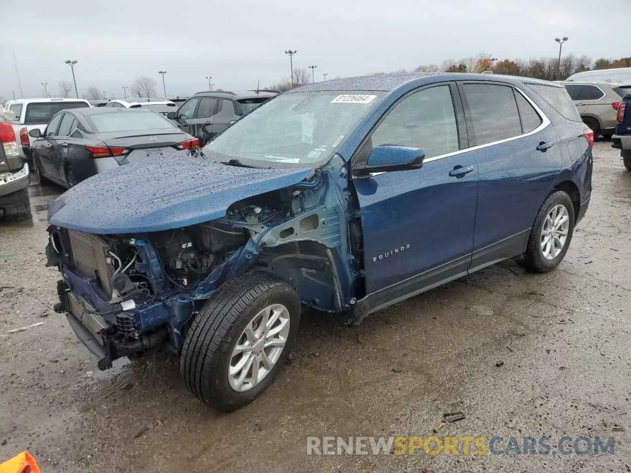 1 Фотография поврежденного автомобиля 2GNAXKEV8L6160663 CHEVROLET EQUINOX 2020