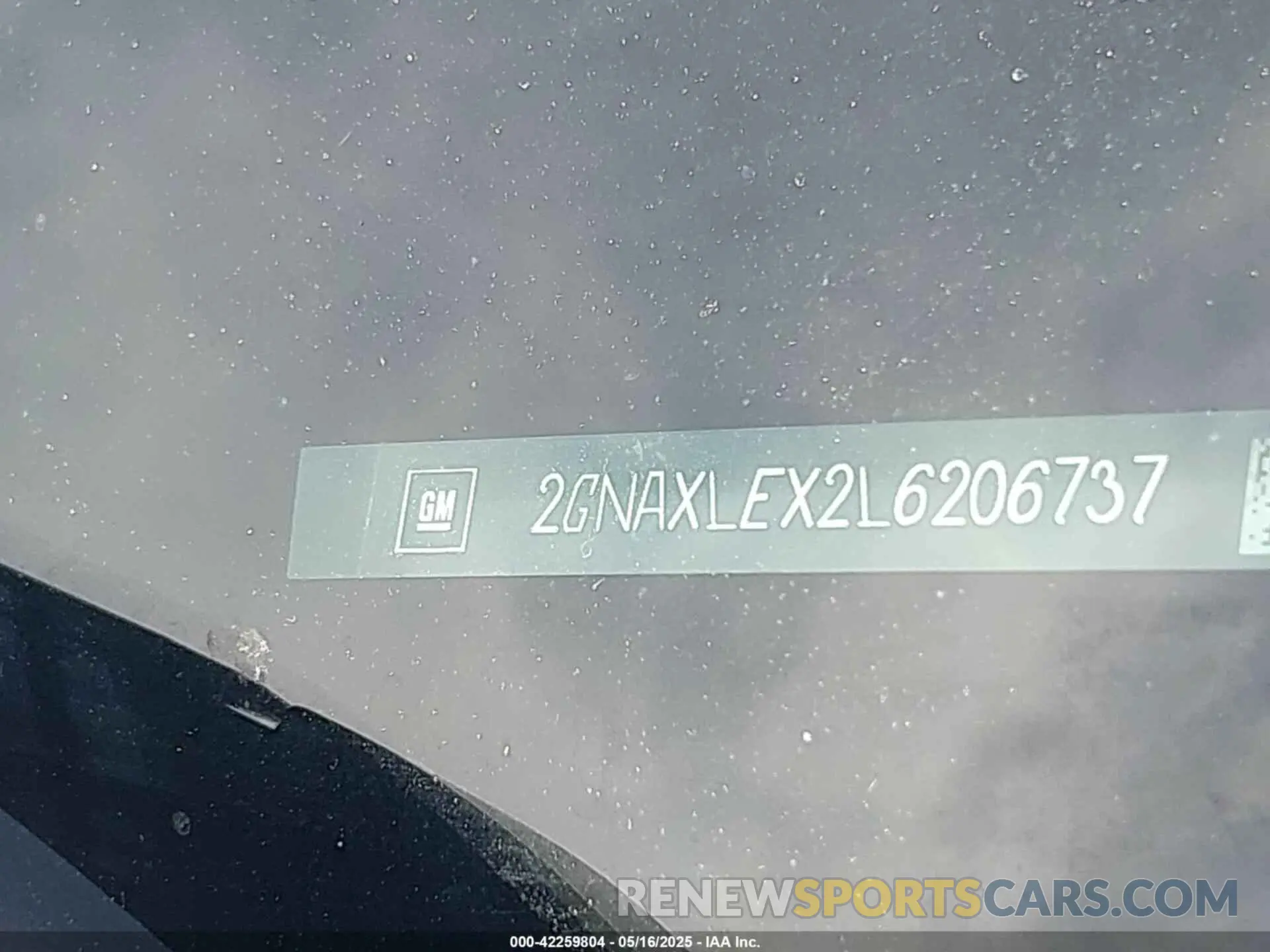9 Photograph of a damaged car 2GNAXLEX2L6206737 CHEVROLET EQUINOX 2020