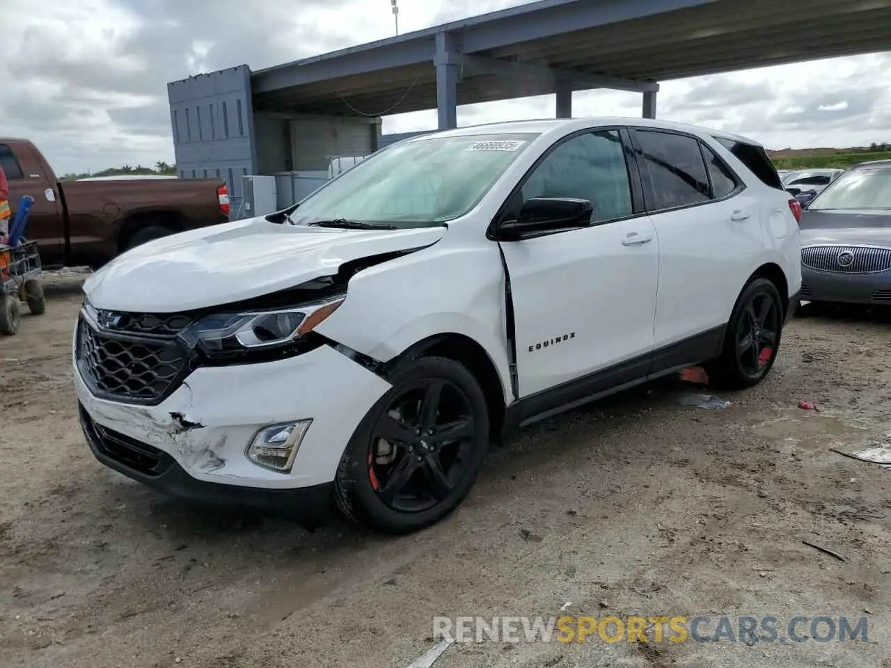 1 Photograph of a damaged car 2GNAXLEX4L6105750 CHEVROLET EQUINOX 2020