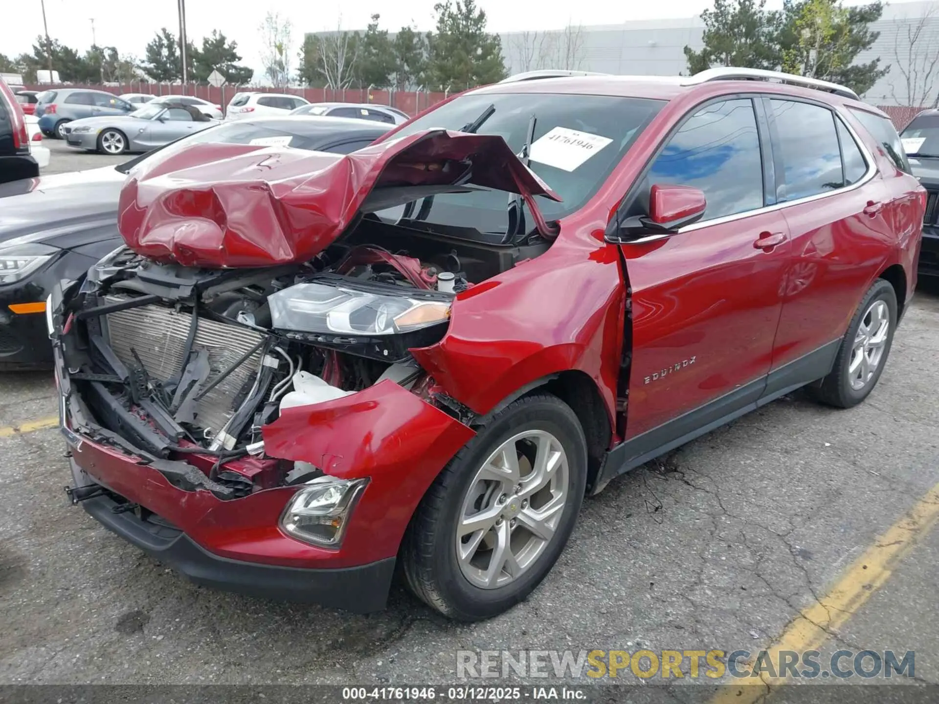 2 Фотография поврежденного автомобиля 2GNAXLEX7L6276783 CHEVROLET EQUINOX 2020