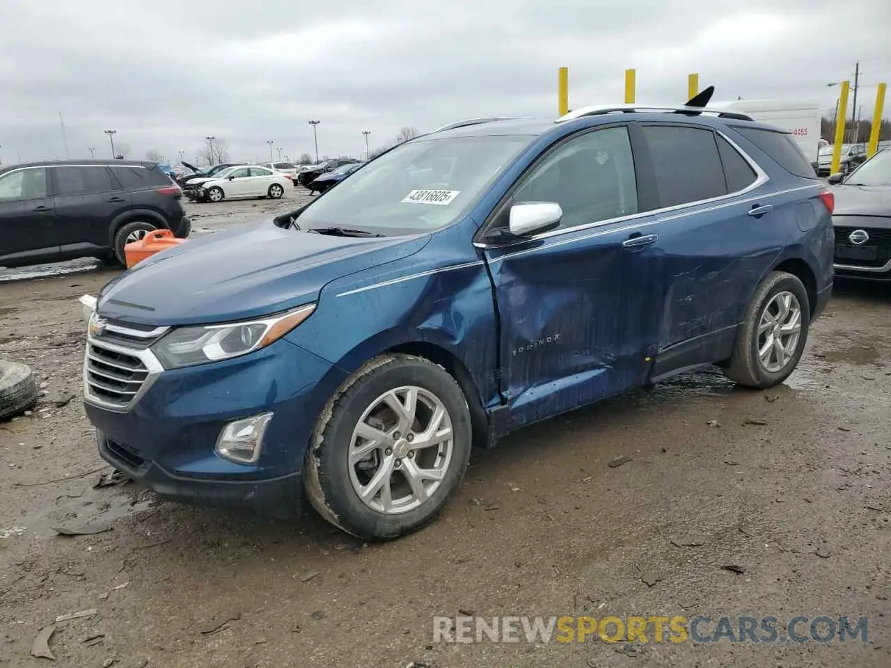 1 Photograph of a damaged car 2GNAXNEV7L6179688 CHEVROLET EQUINOX 2020