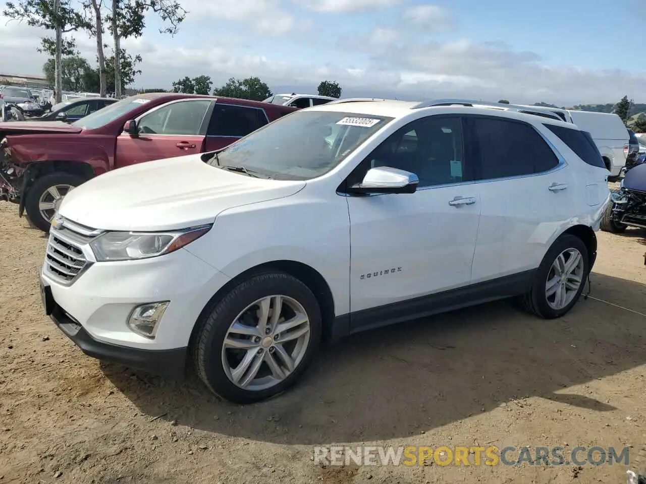 1 Photograph of a damaged car 2GNAXPEX4L6196221 CHEVROLET EQUINOX 2020