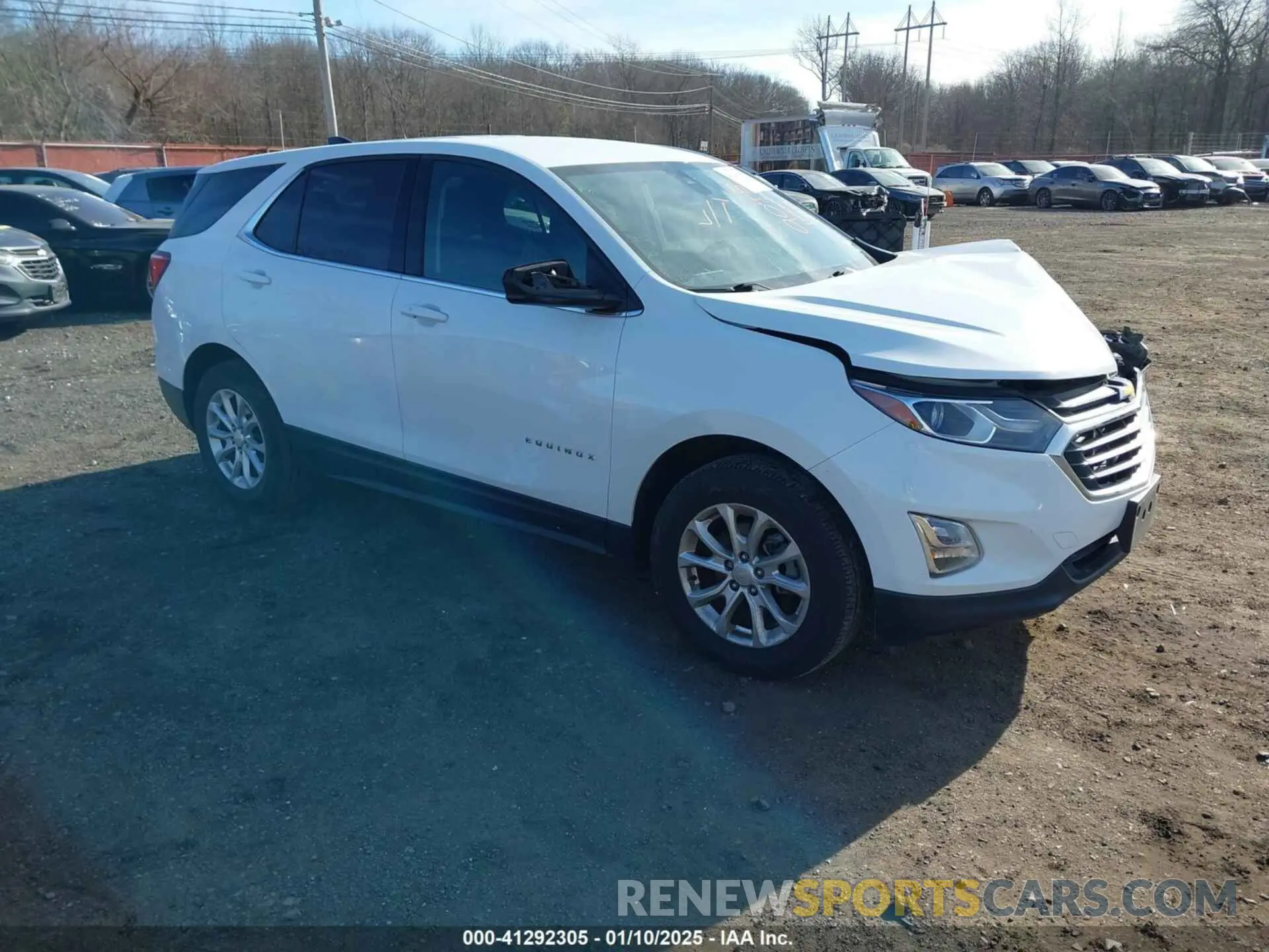 1 Photograph of a damaged car 2GNAXTEV6L6171974 CHEVROLET EQUINOX 2020