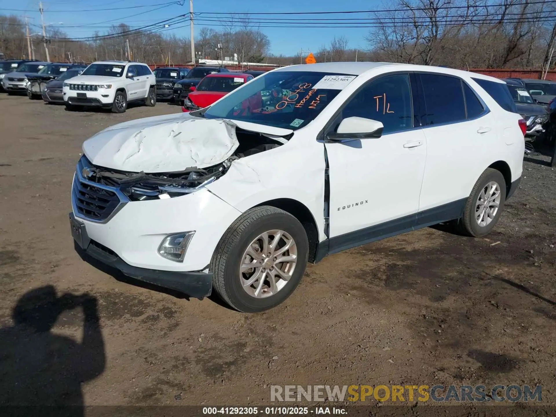2 Photograph of a damaged car 2GNAXTEV6L6171974 CHEVROLET EQUINOX 2020